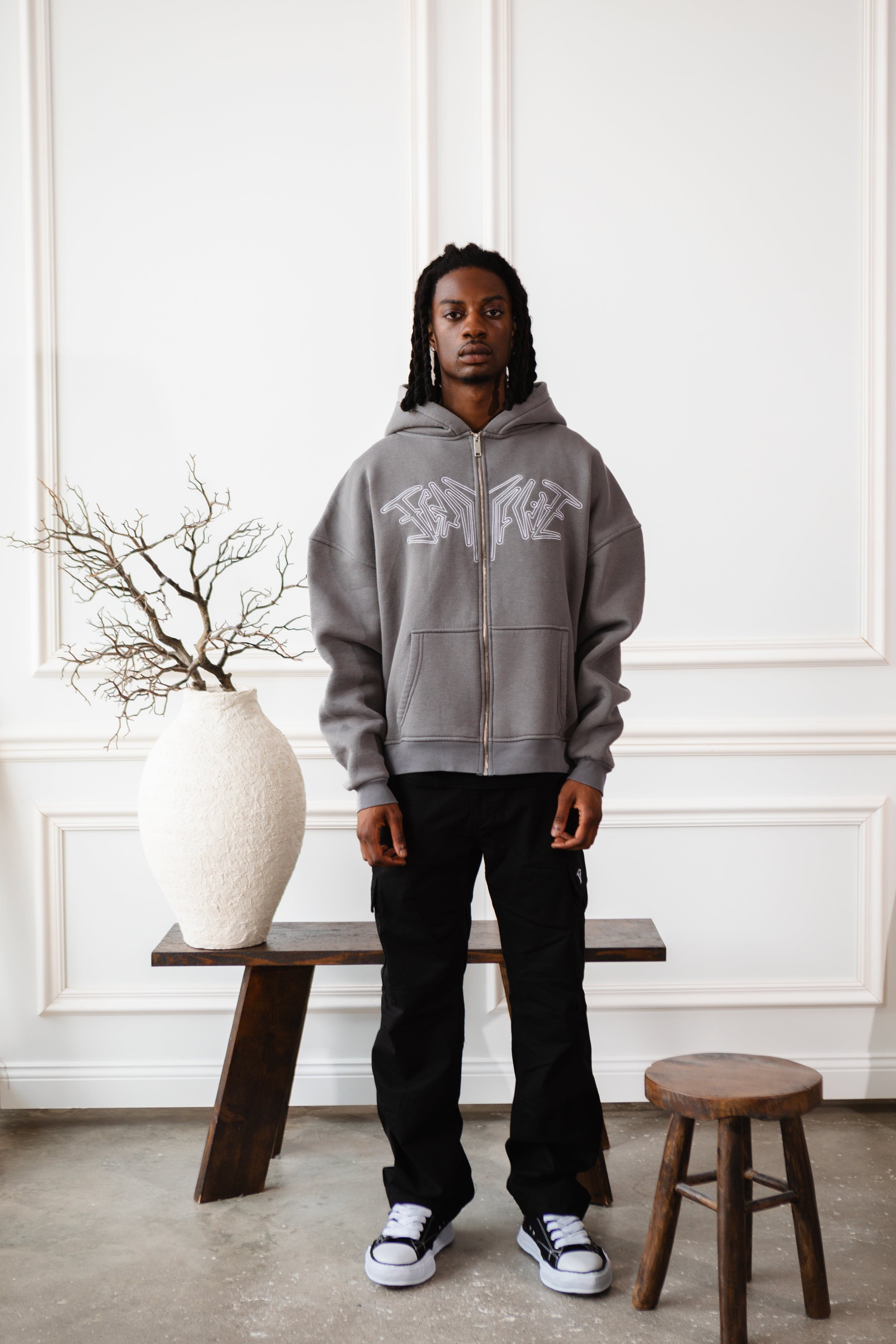 ZIP HOODIE ANTHRAZIT