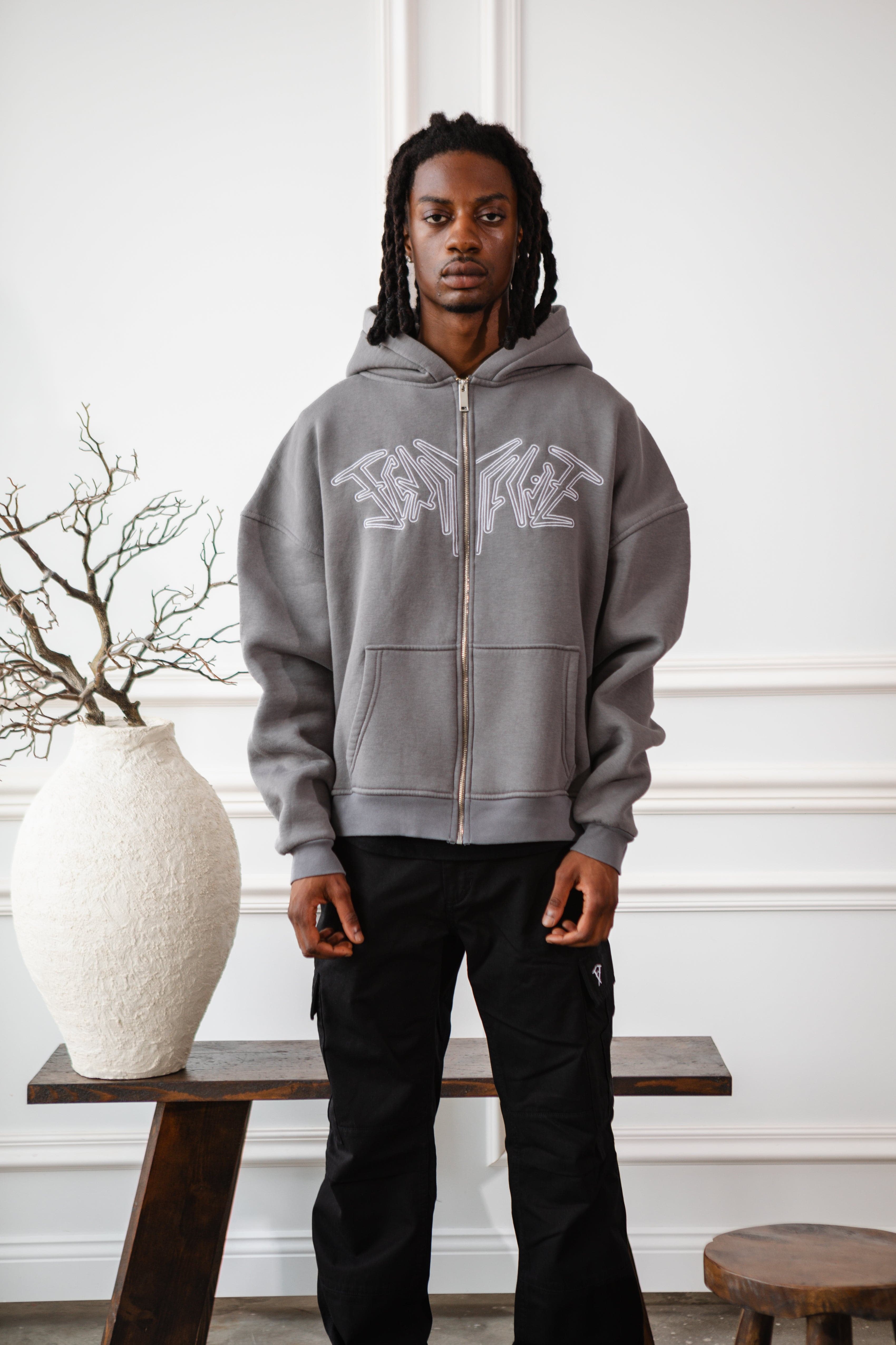 ZIP HOODIE ANTHRAZIT