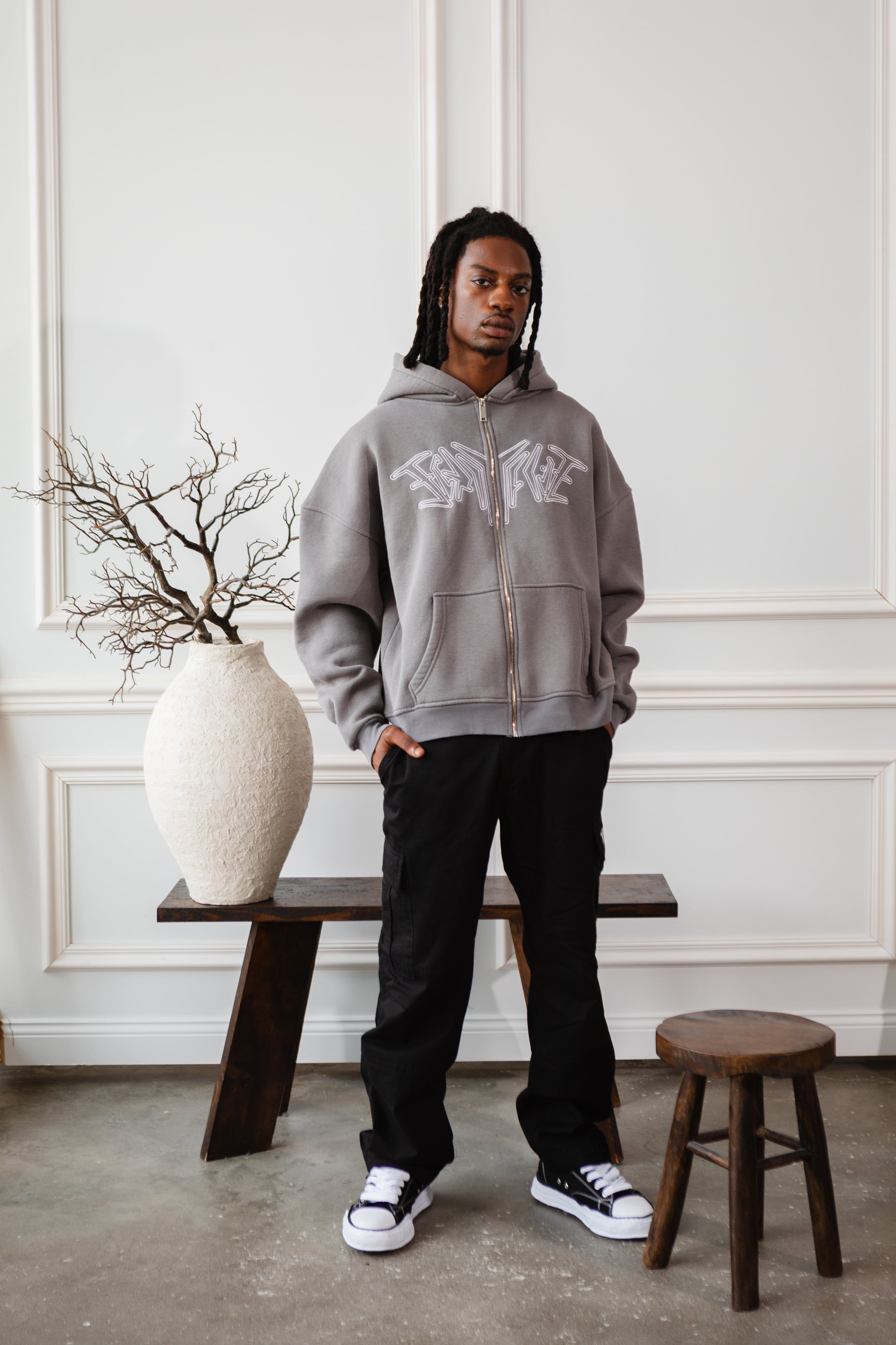 ZIP HOODIE ANTHRAZIT