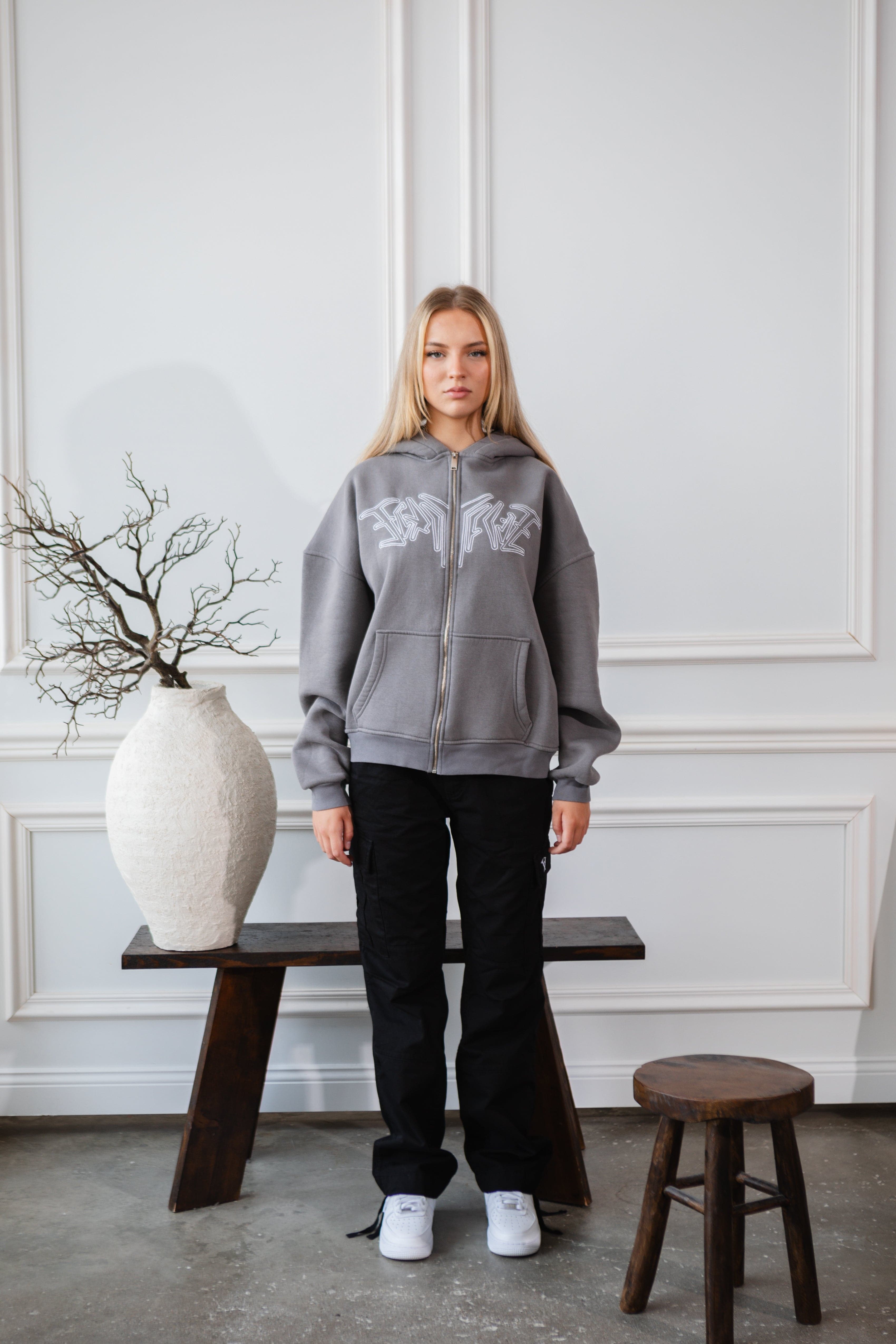 ZIP HOODIE ANTHRAZIT