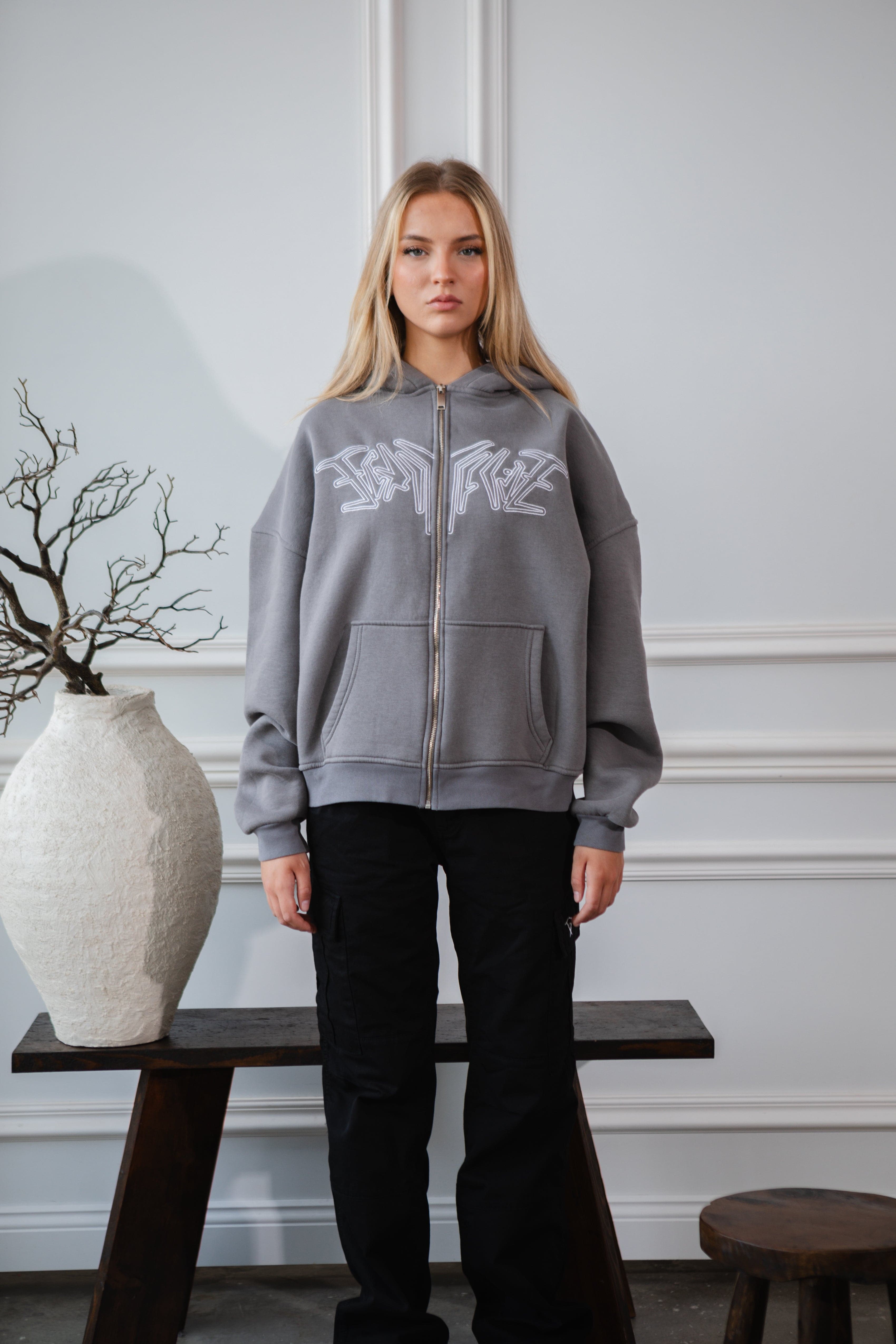 ZIP HOODIE ANTHRAZIT