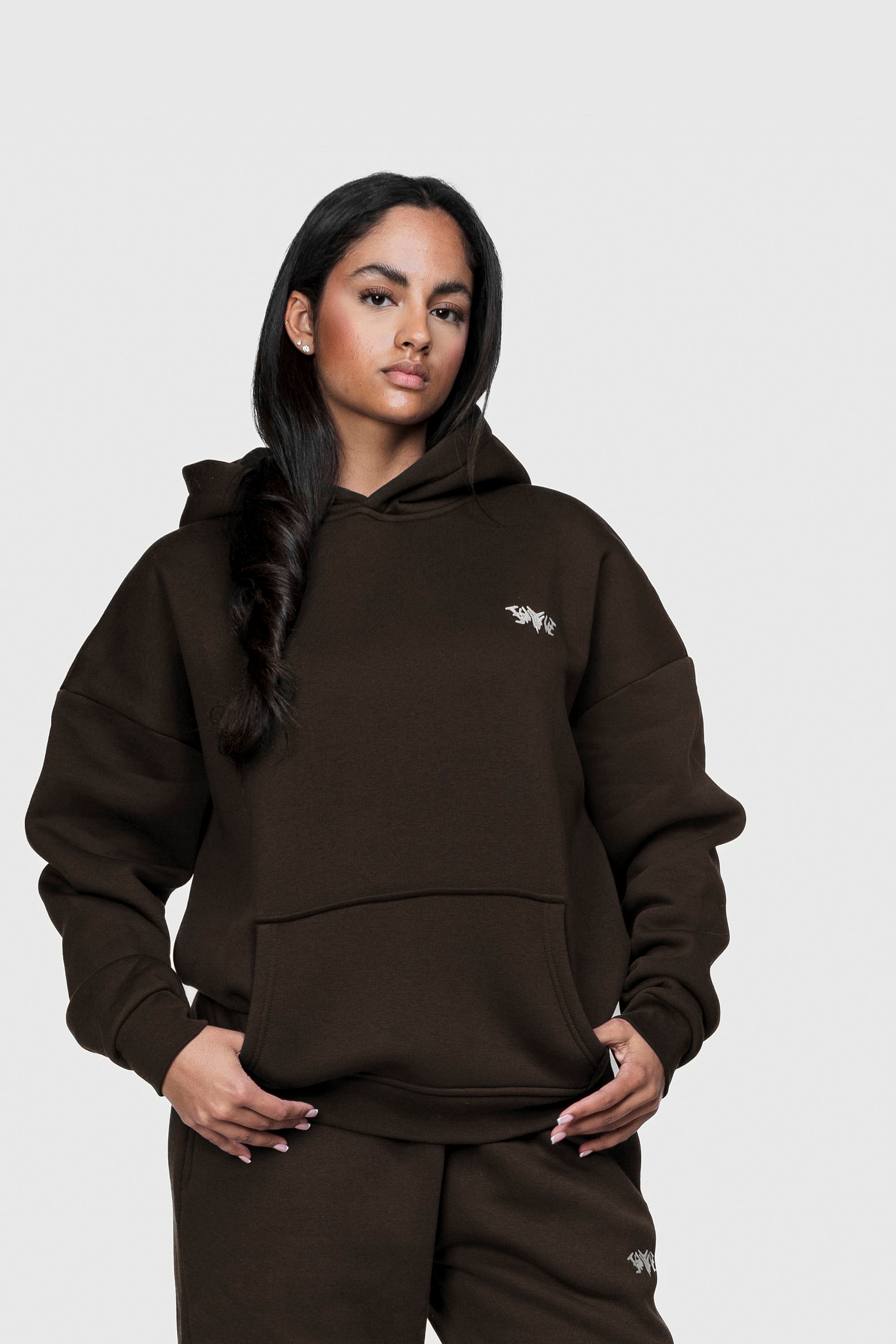 BASIC HOODIE CHOCOLATE