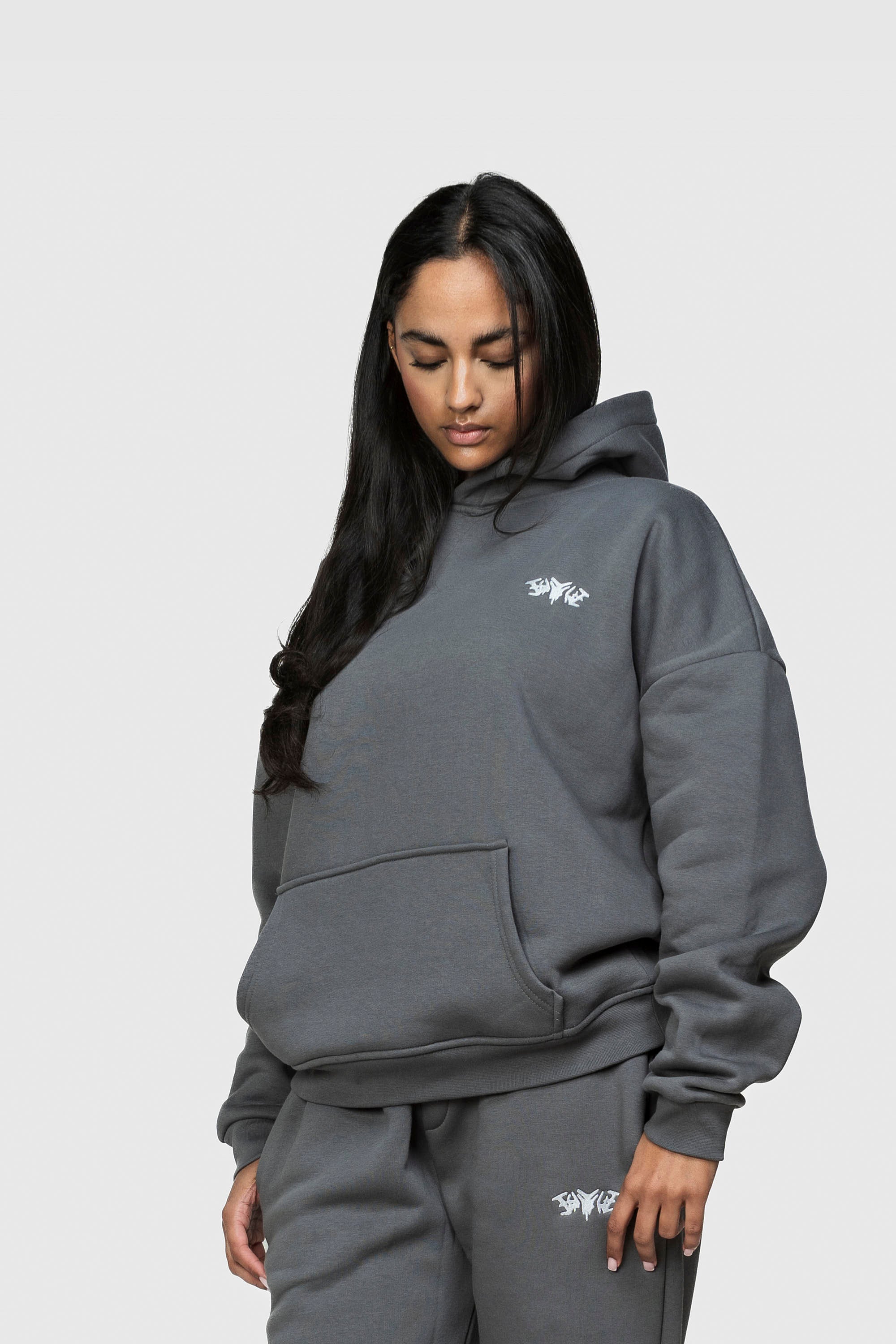 BASIC HOODIE ANTHRAZIT