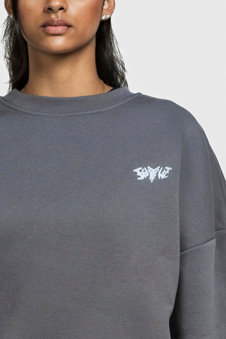 BASIC SWEATER ANTHRAZIT