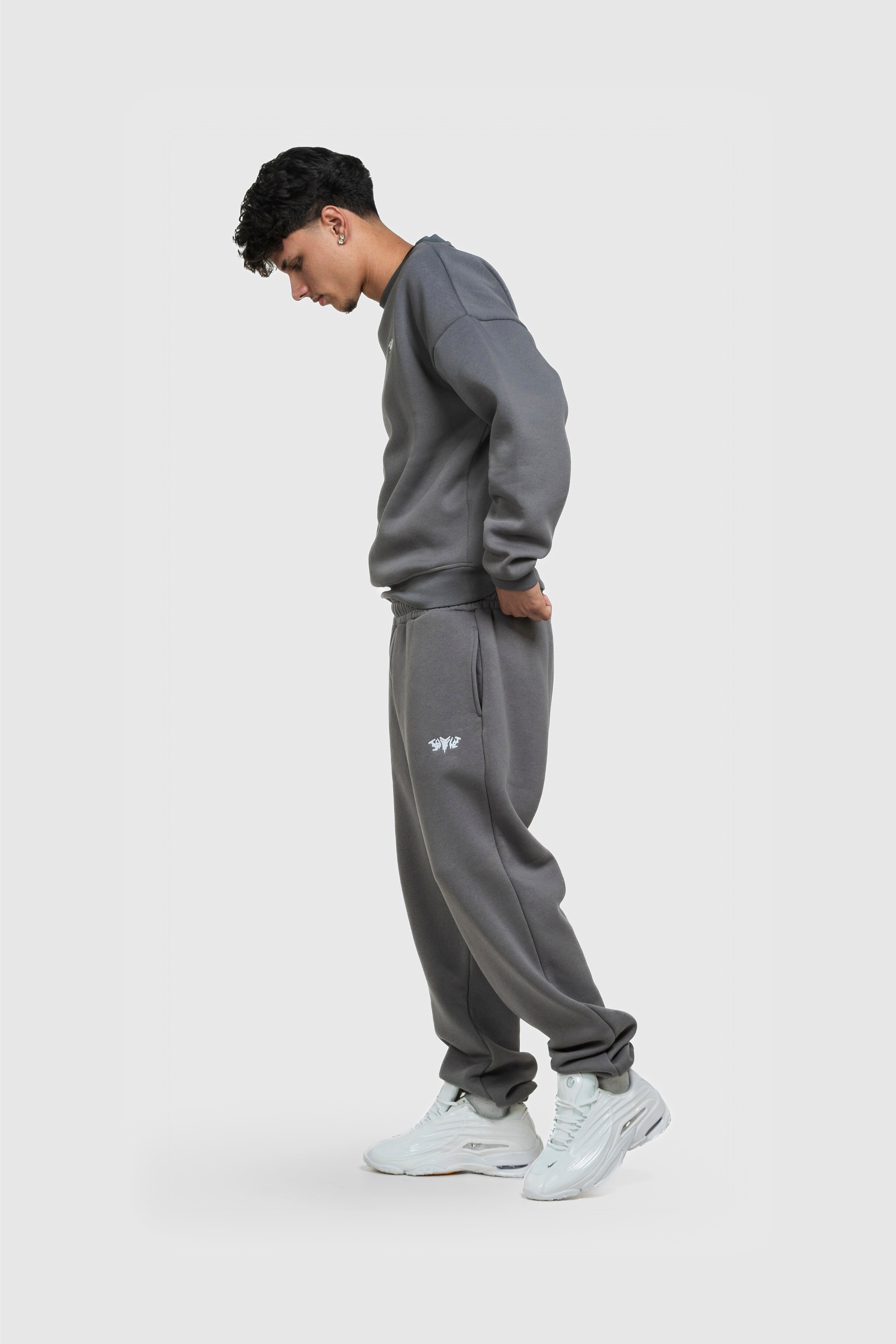 BASIC SWEATER ANTHRAZIT