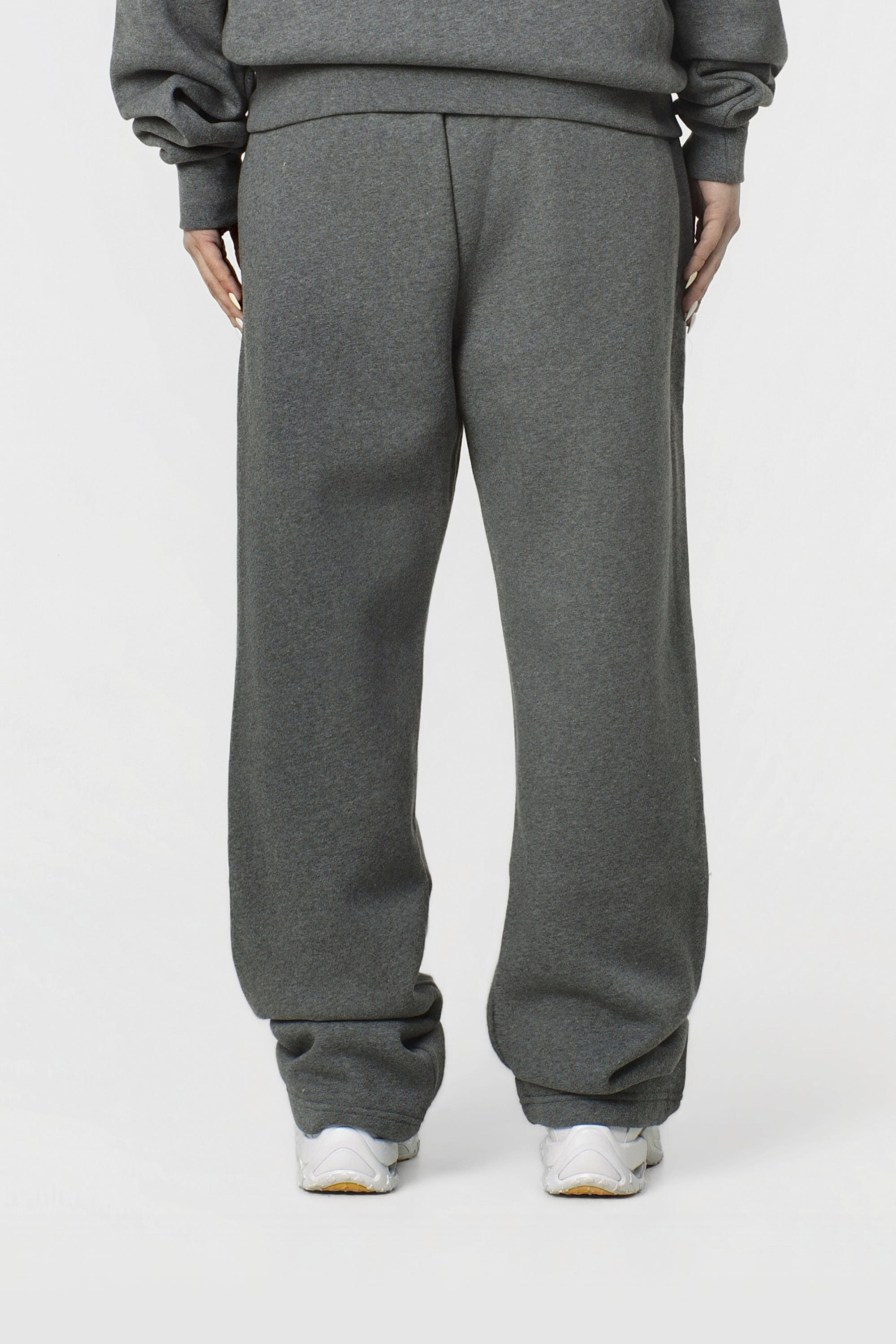 BASIC SWEATPANTS DARK GREY MELANGE