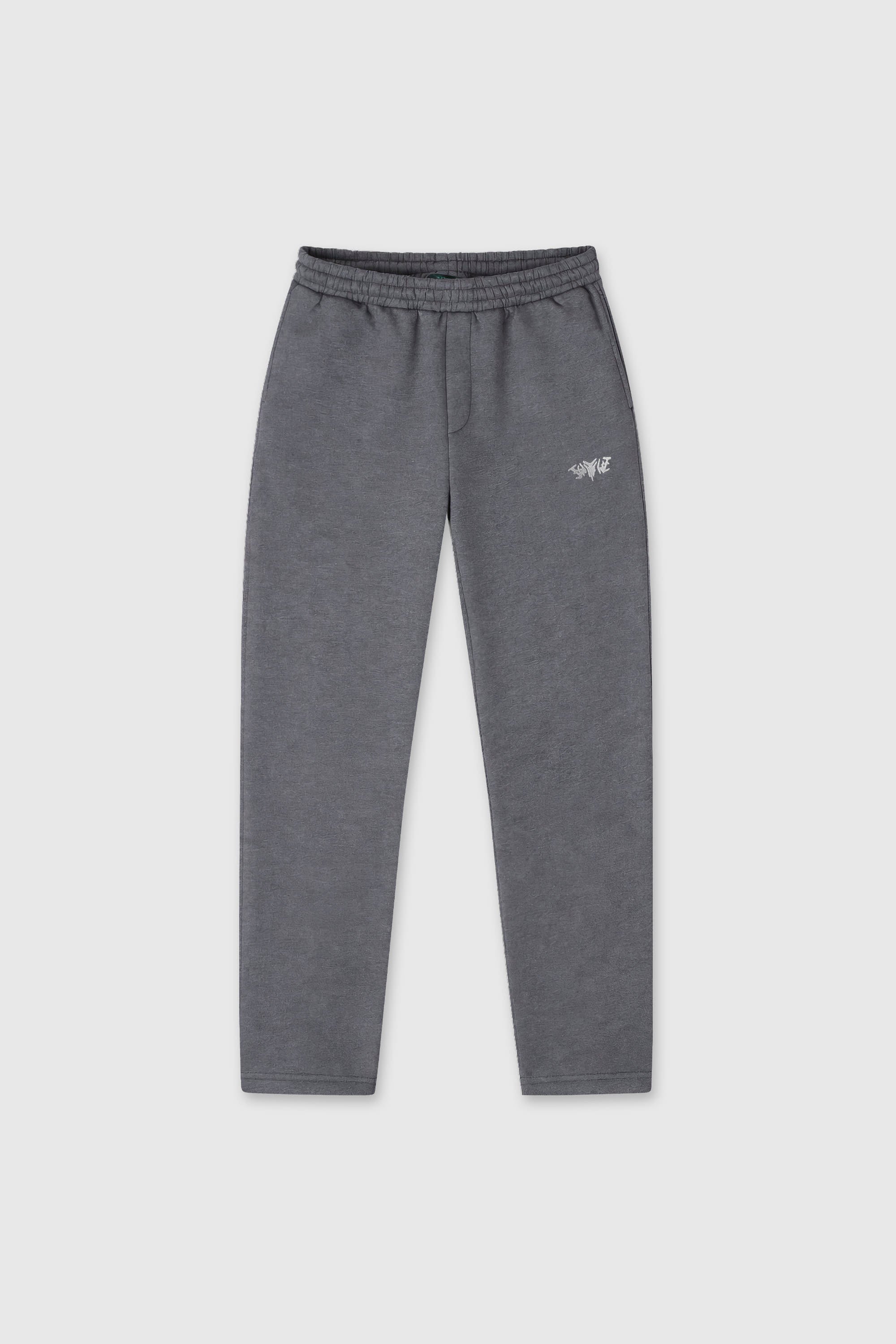 BASIC SWEATPANTS DARK GREY MELANGE