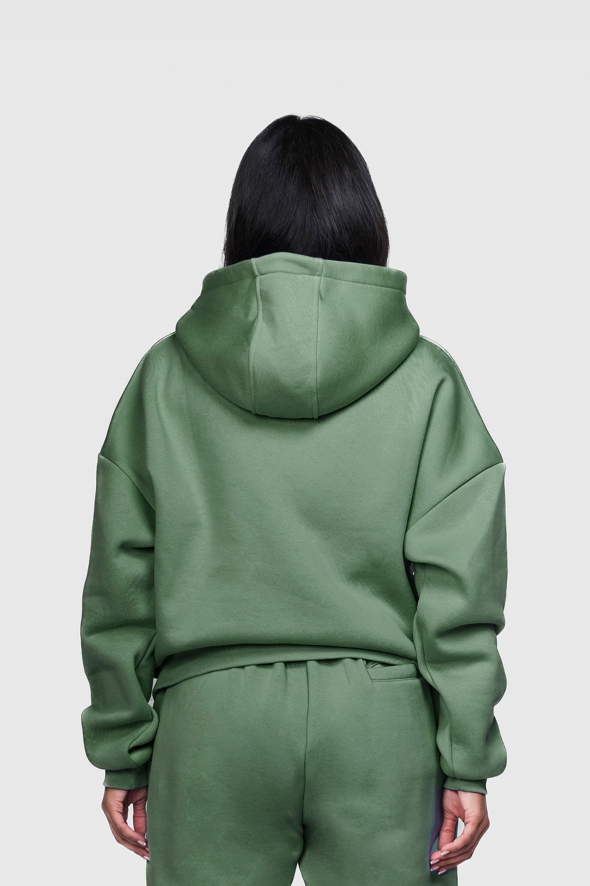 BASIC HOODIE EMERALD GREEN