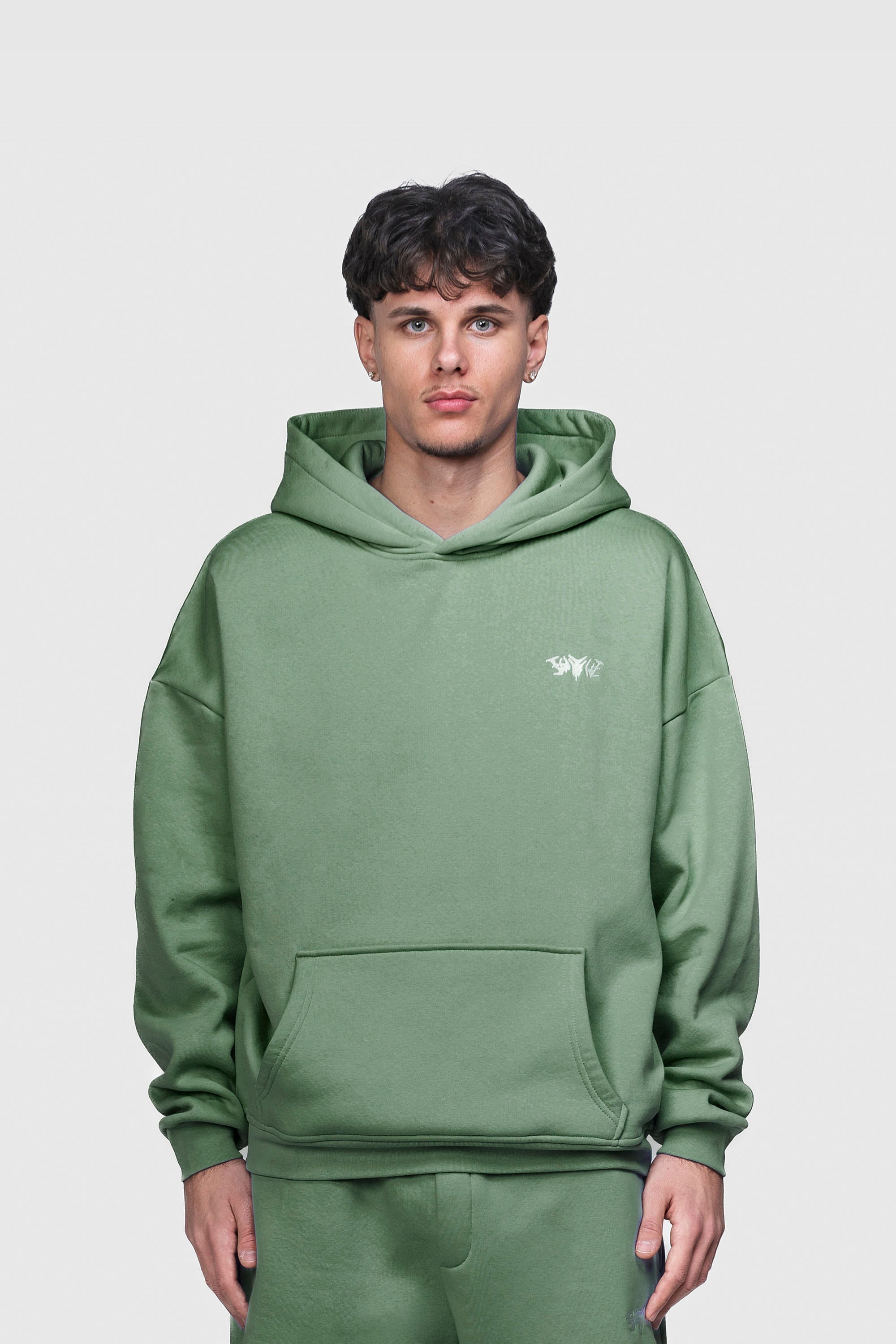 BASIC HOODIE EMERALD GREEN