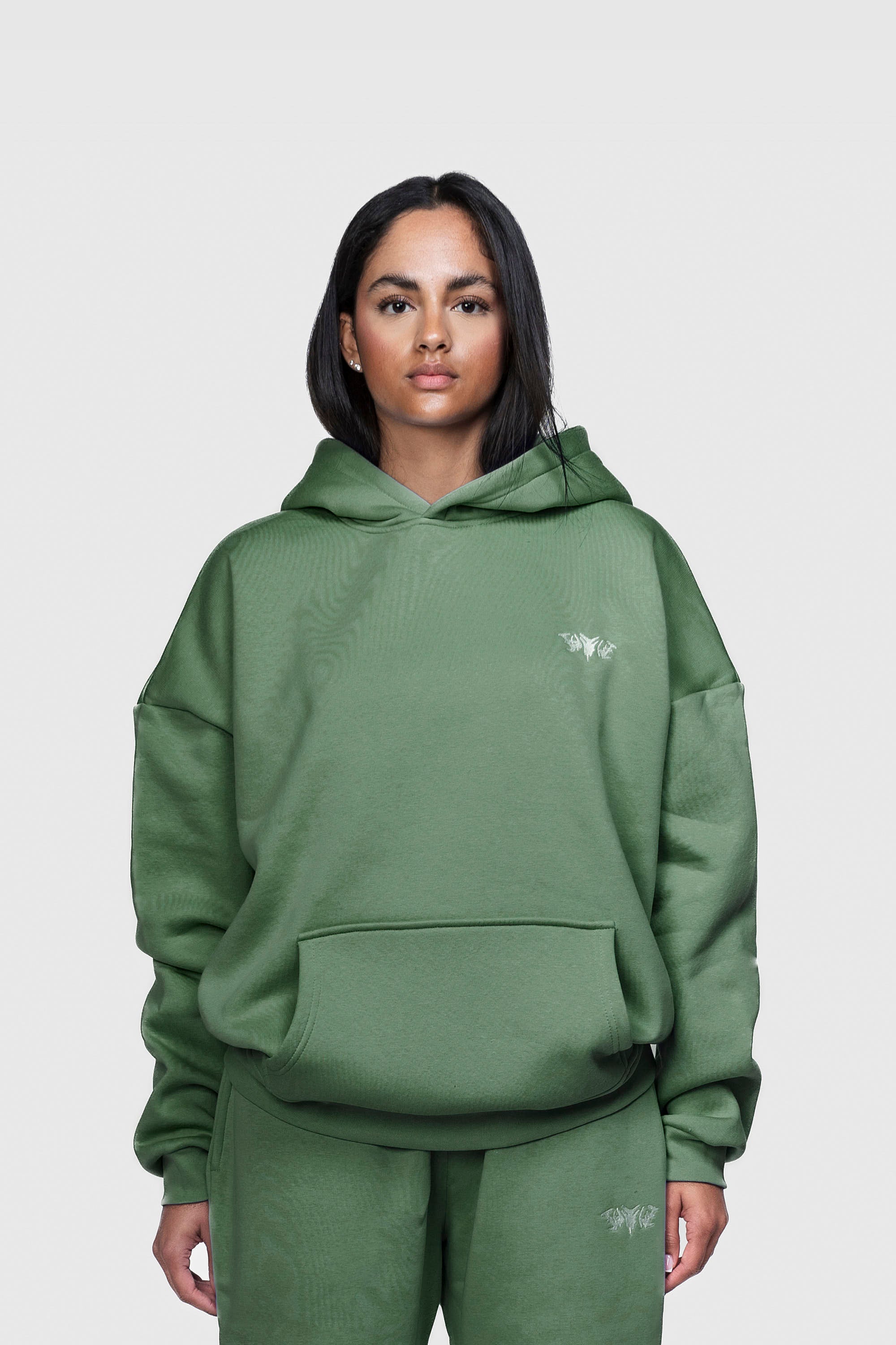 BASIC HOODIE EMERALD GREEN