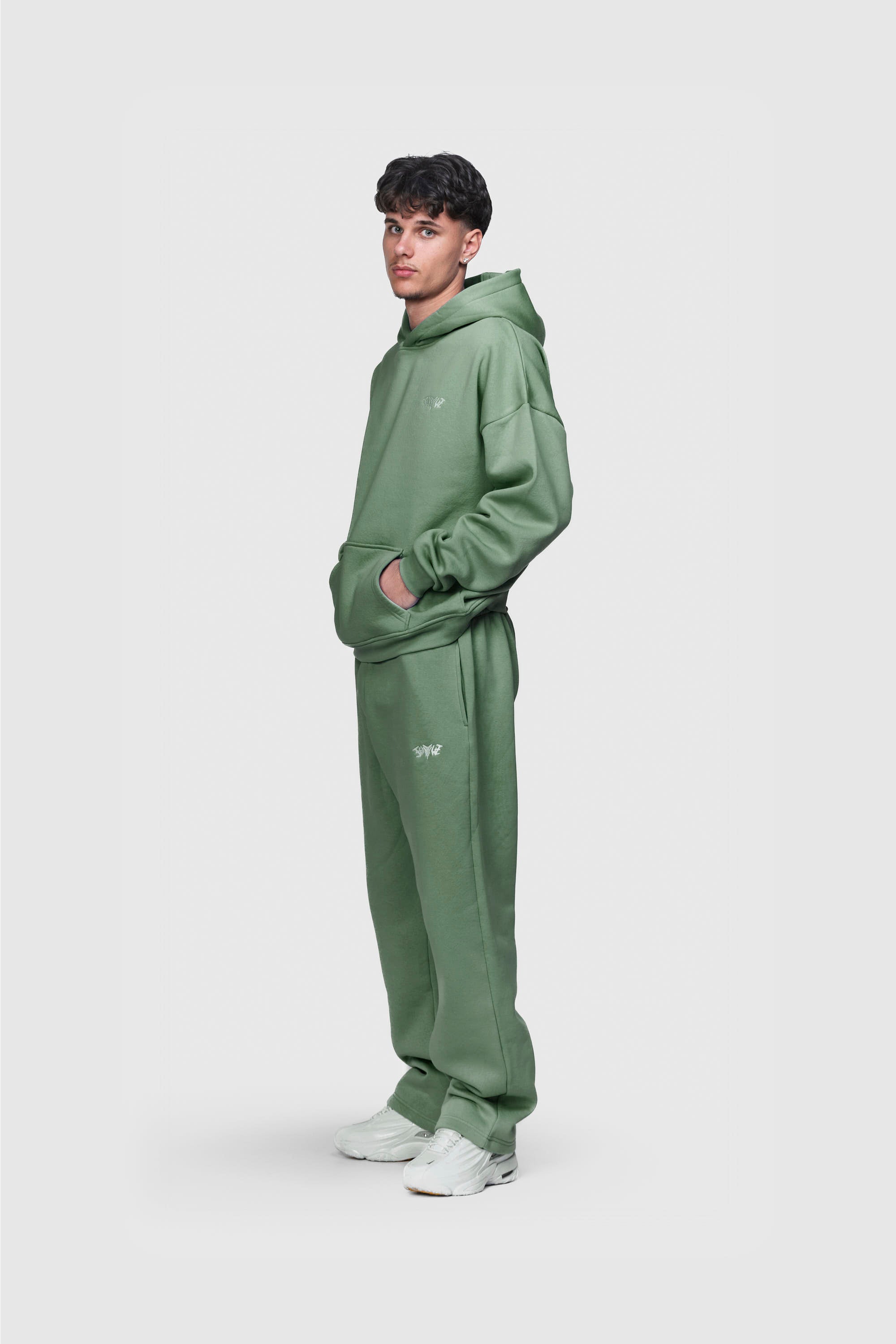 BASIC HOODIE EMERALD GREEN