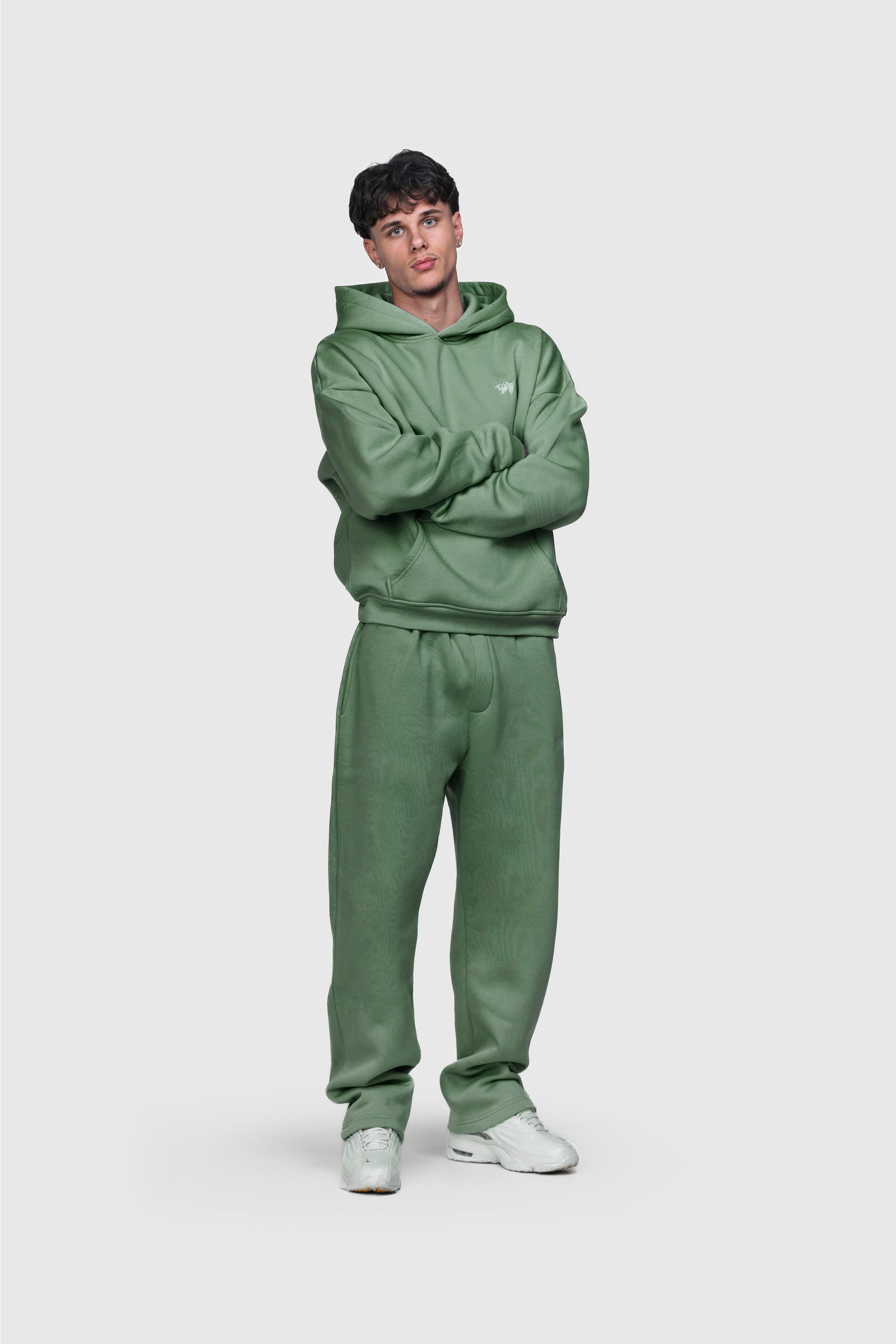 BASIC HOODIE EMERALD GREEN