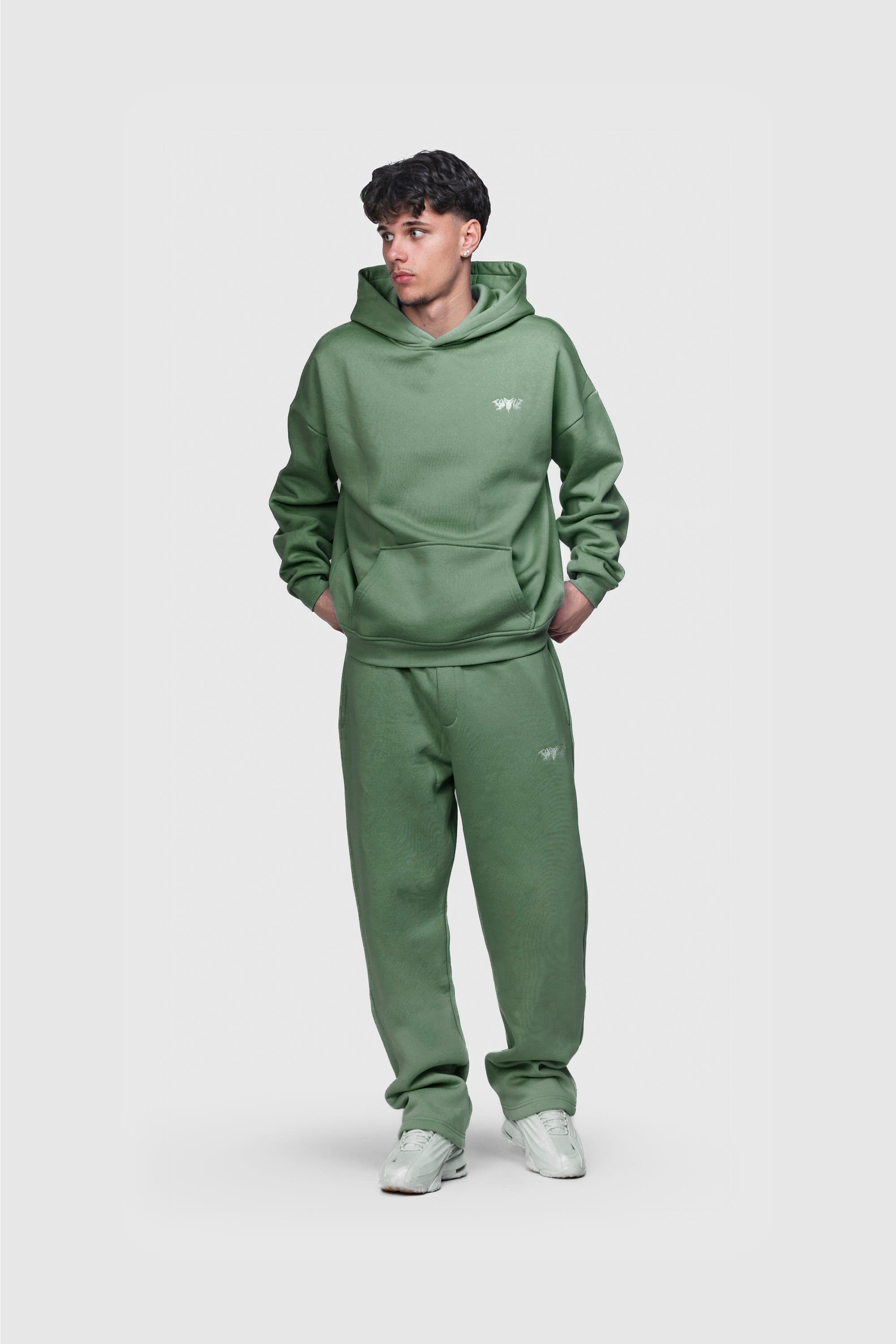 BASIC HOODIE EMERALD GREEN