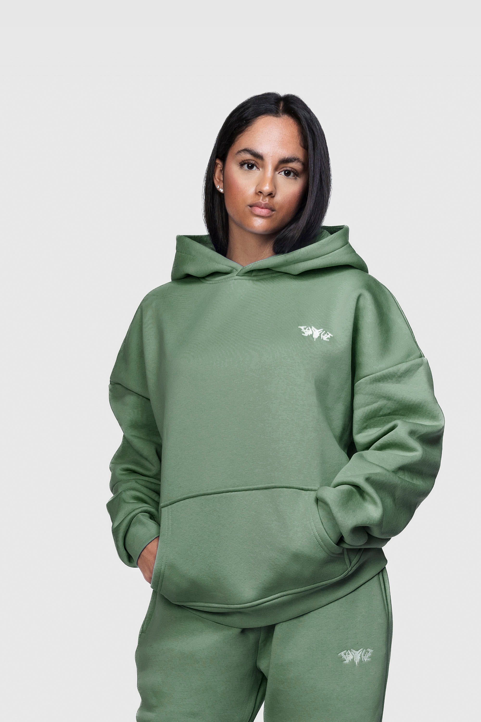 BASIC HOODIE EMERALD GREEN