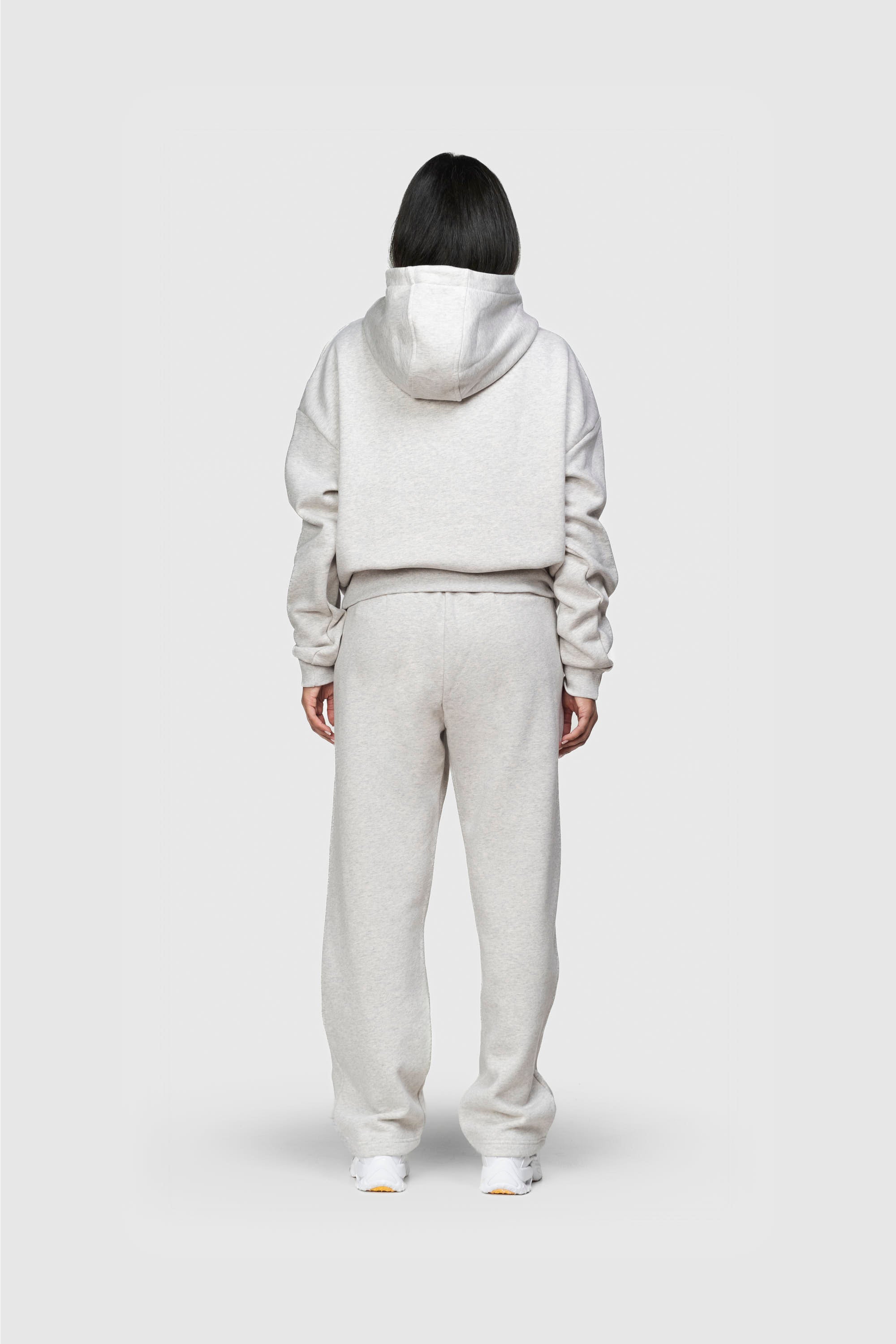 BASIC HOODIE GREY MELANGE