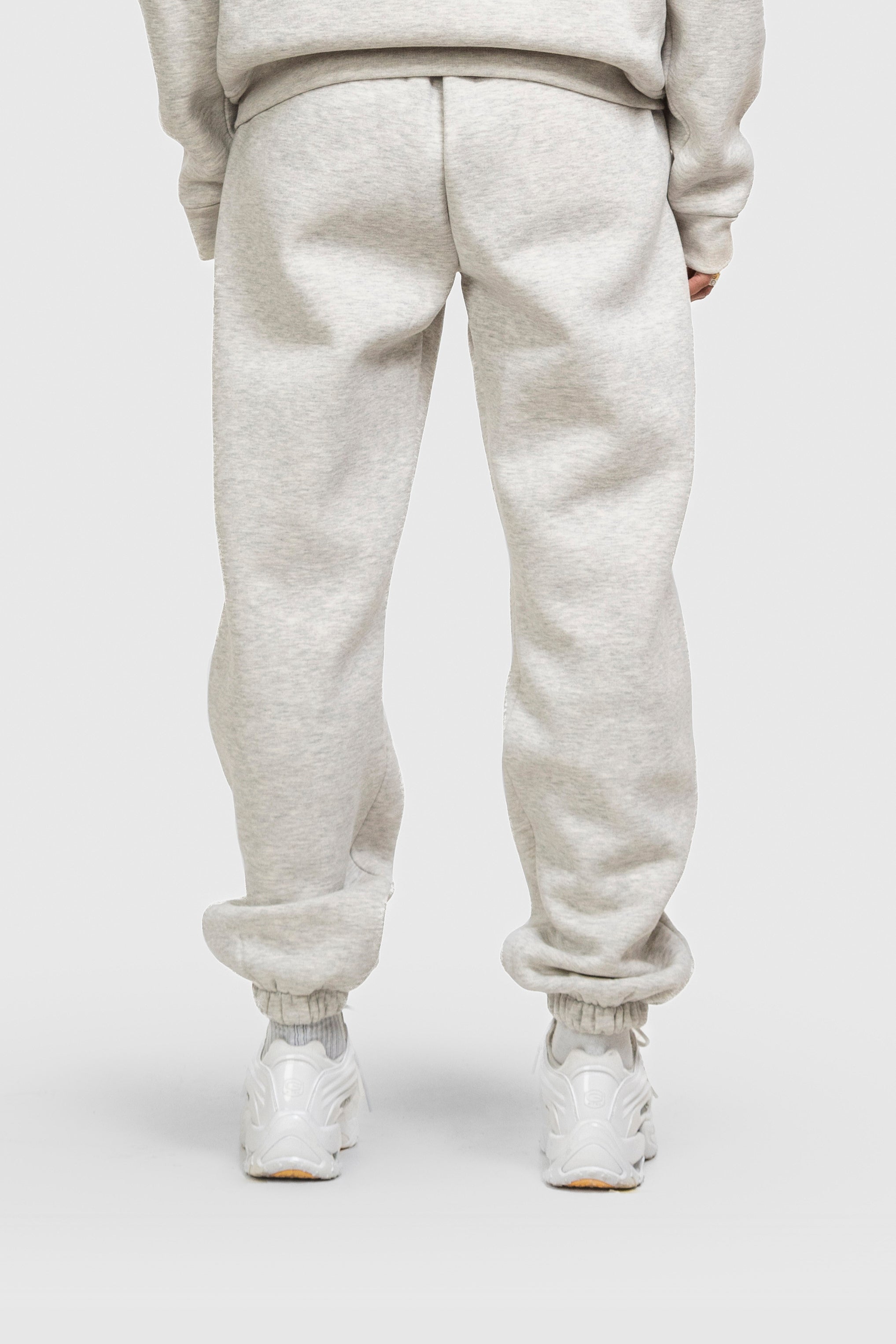 BASIC CUFFED JOGGER GREY MELANGE