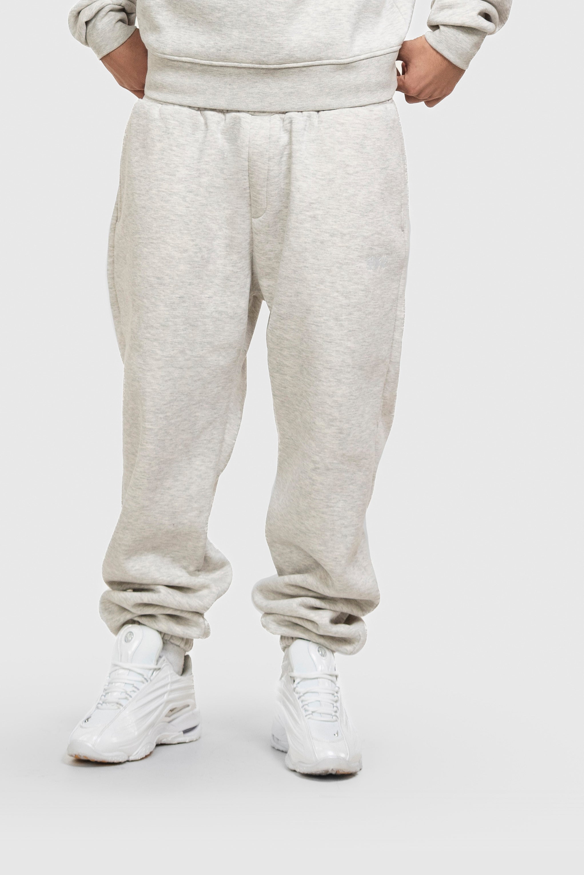 BASIC CUFFED JOGGER GREY MELANGE