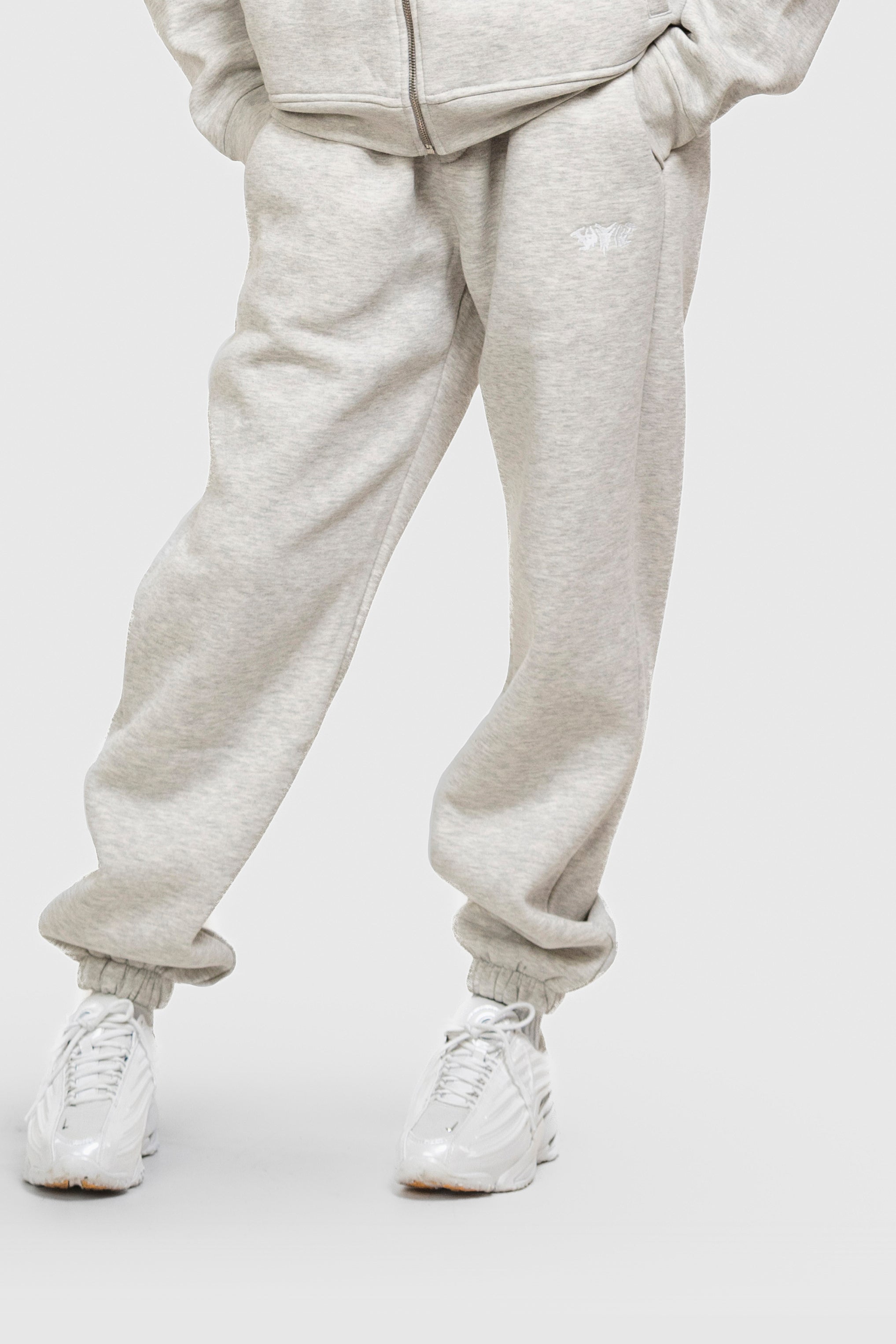 BASIC CUFFED JOGGER GREY MELANGE