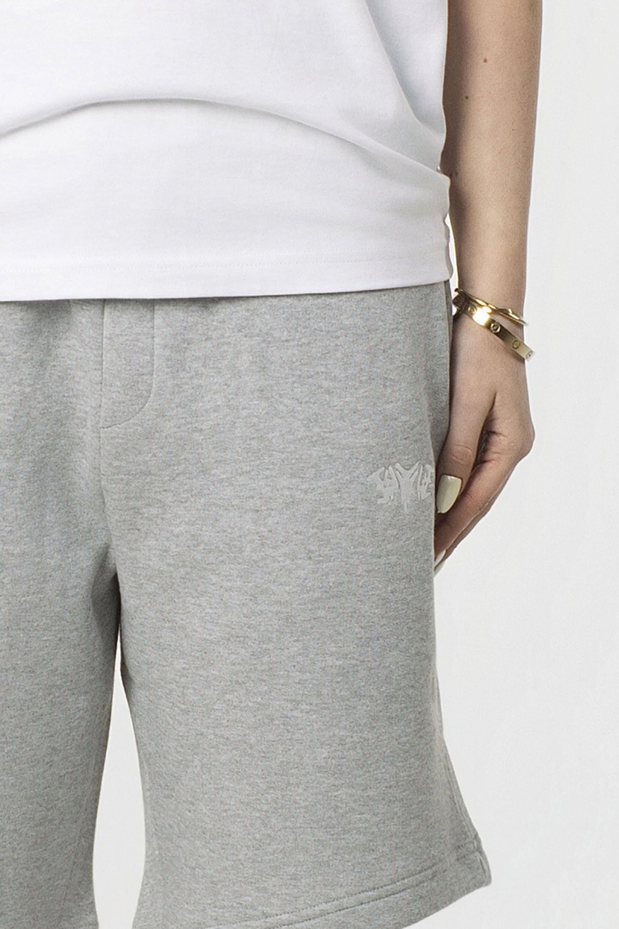 BASIC SHORTS GREY MEL