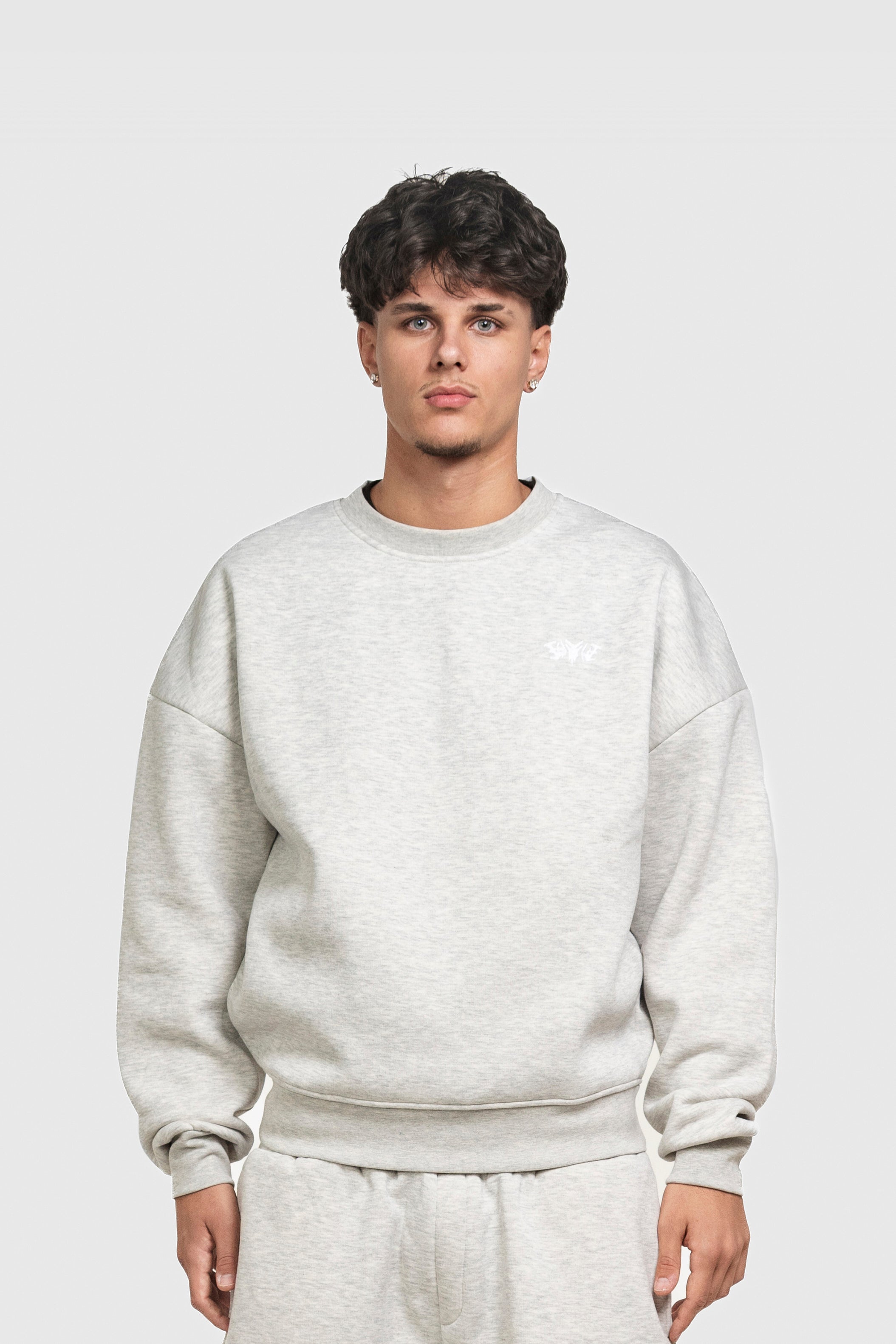 BASIC SWEATER LIGHT GREY