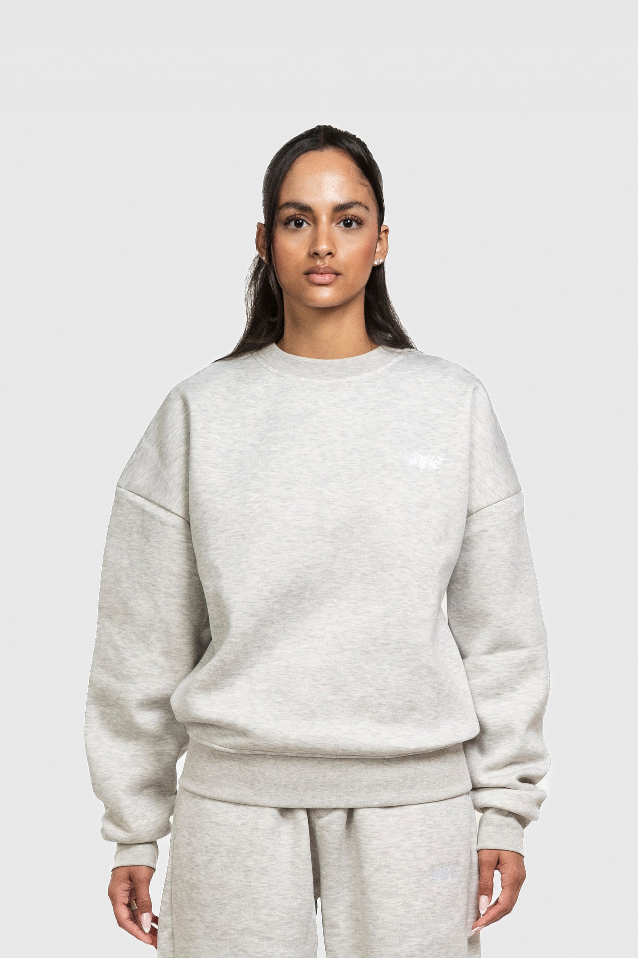 BASIC SWEATER LIGHT GREY