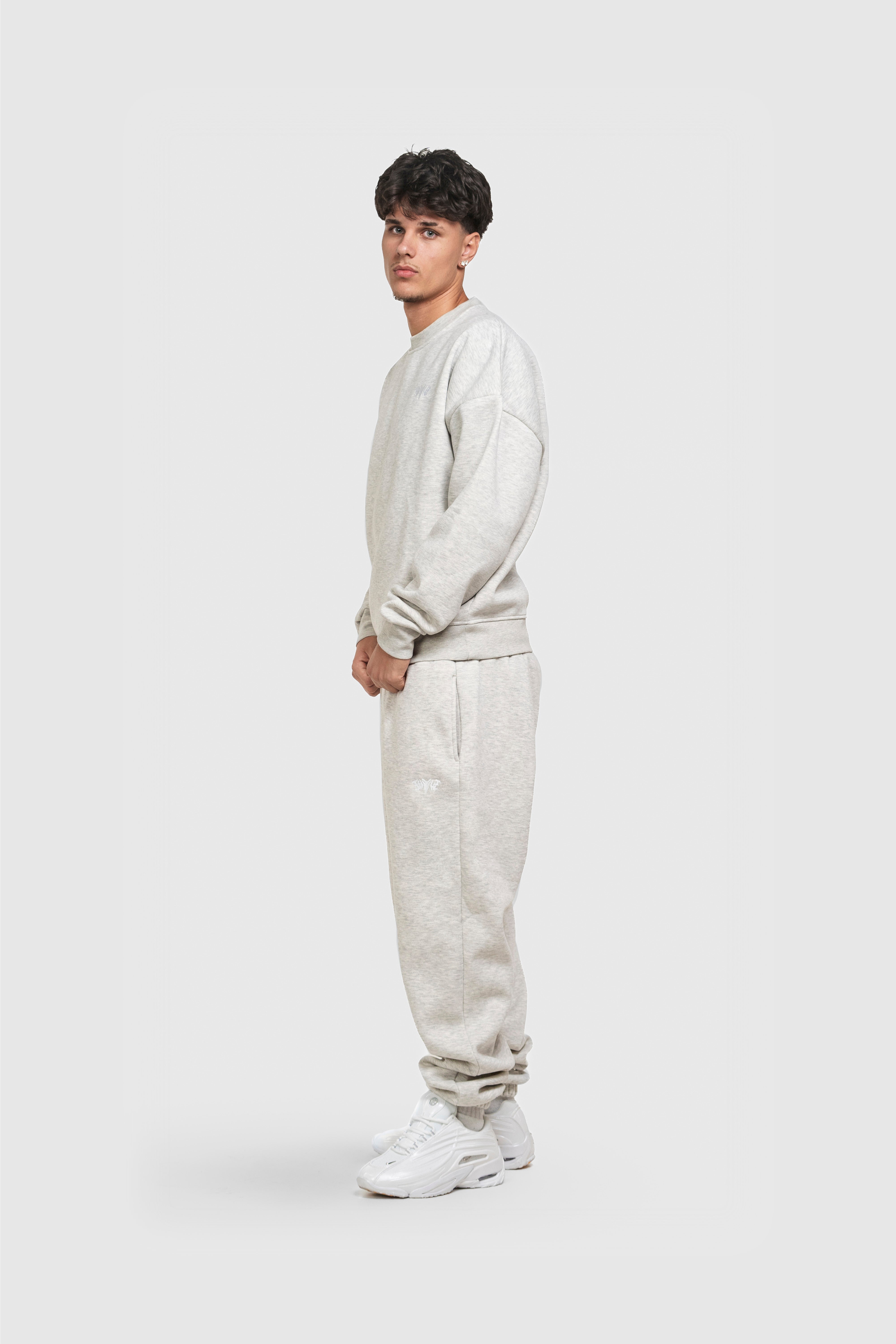 BASIC SWEATER LIGHT GREY