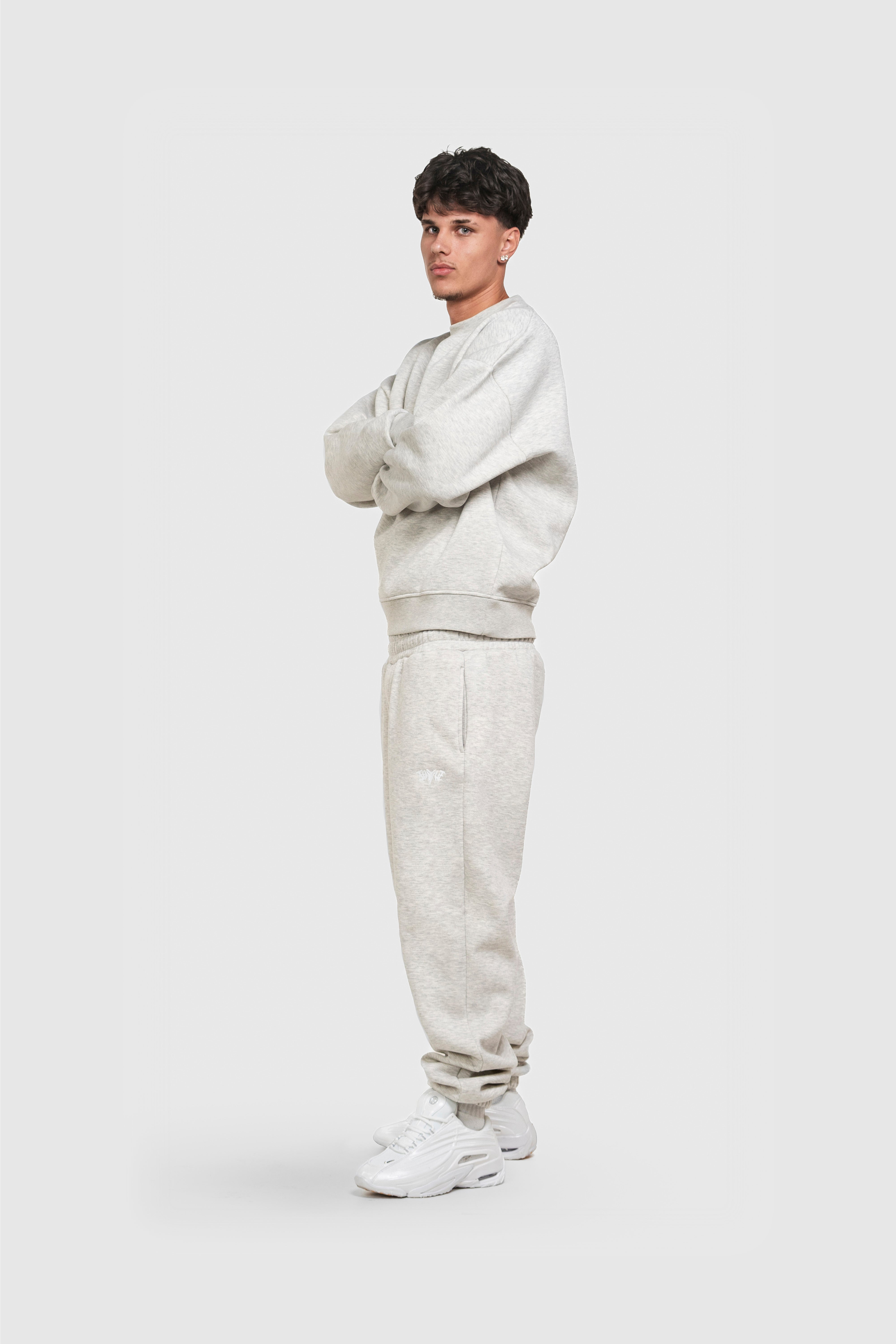 BASIC SWEATER LIGHT GREY