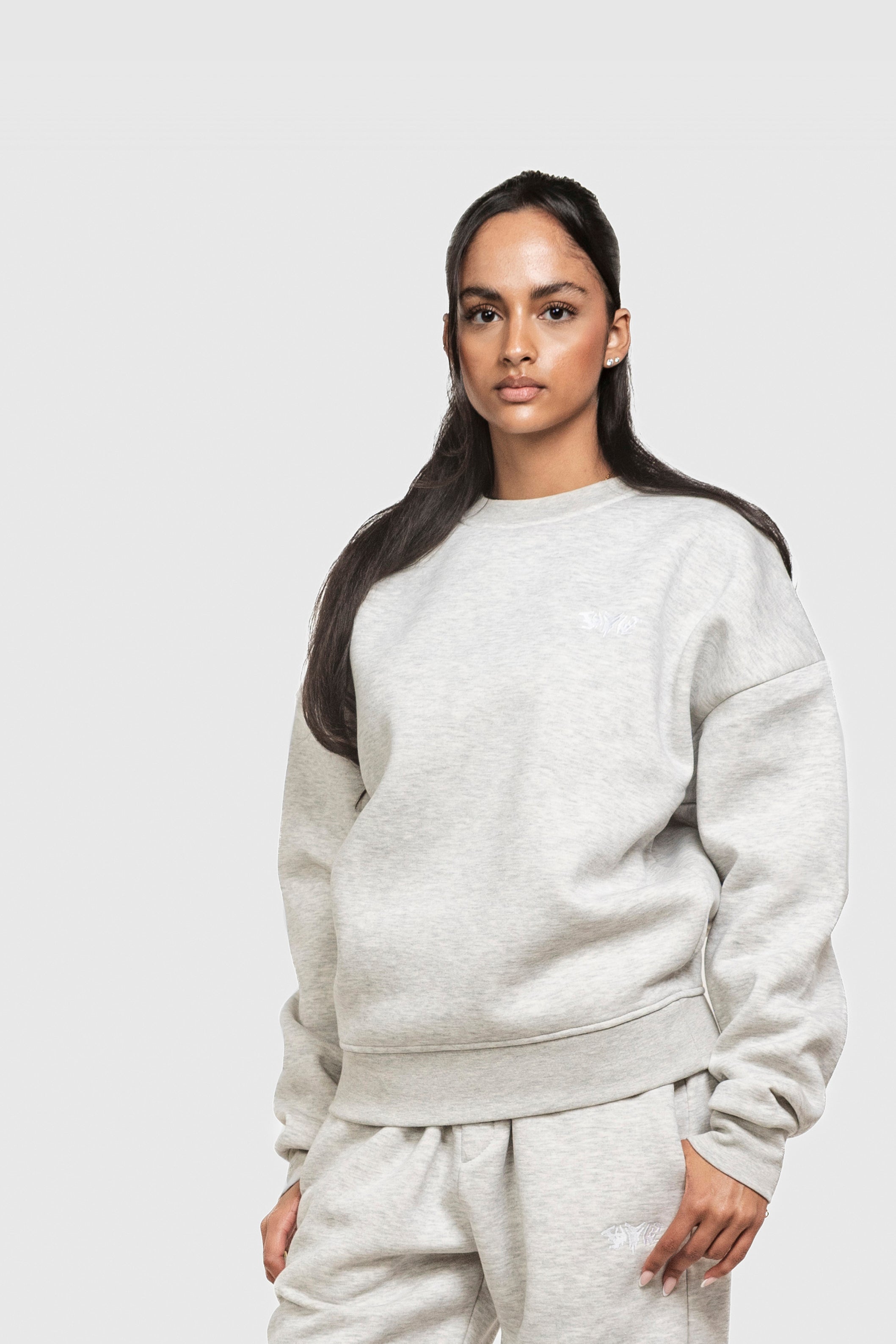 BASIC SWEATER LIGHT GREY