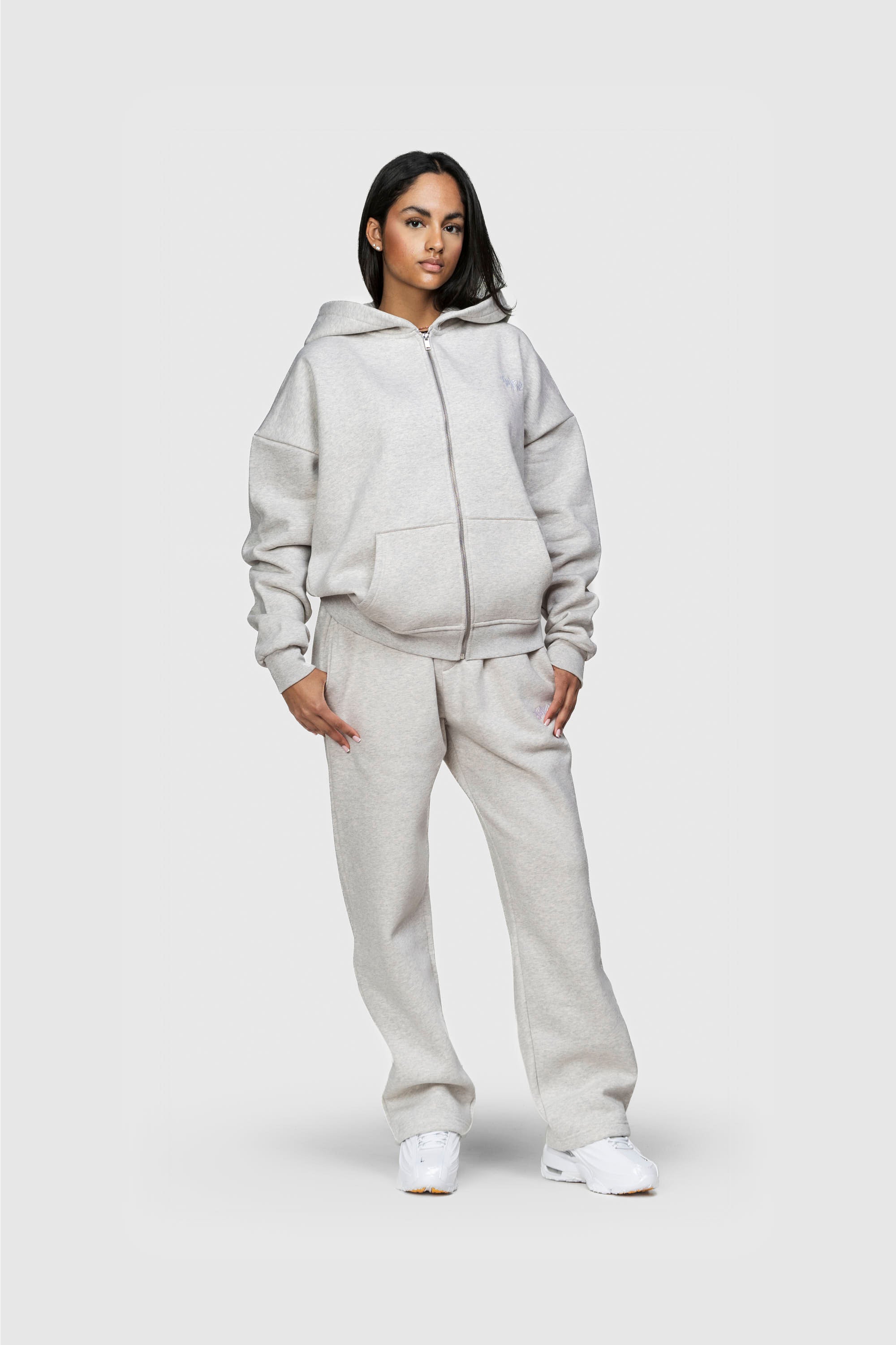 BASIC SWEATPANTS GREY MELANGE