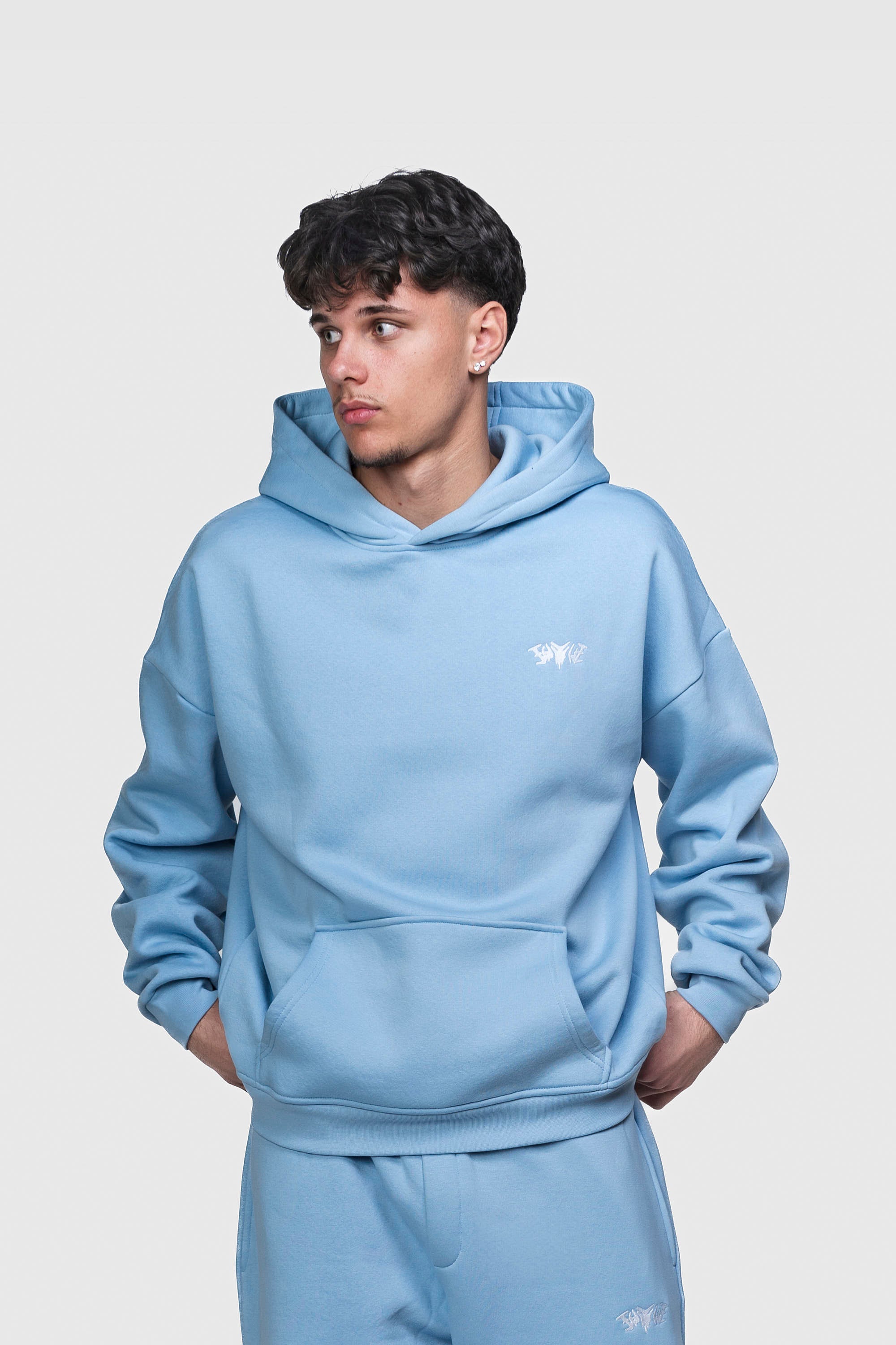 BASIC HOODIE BABYBLUE