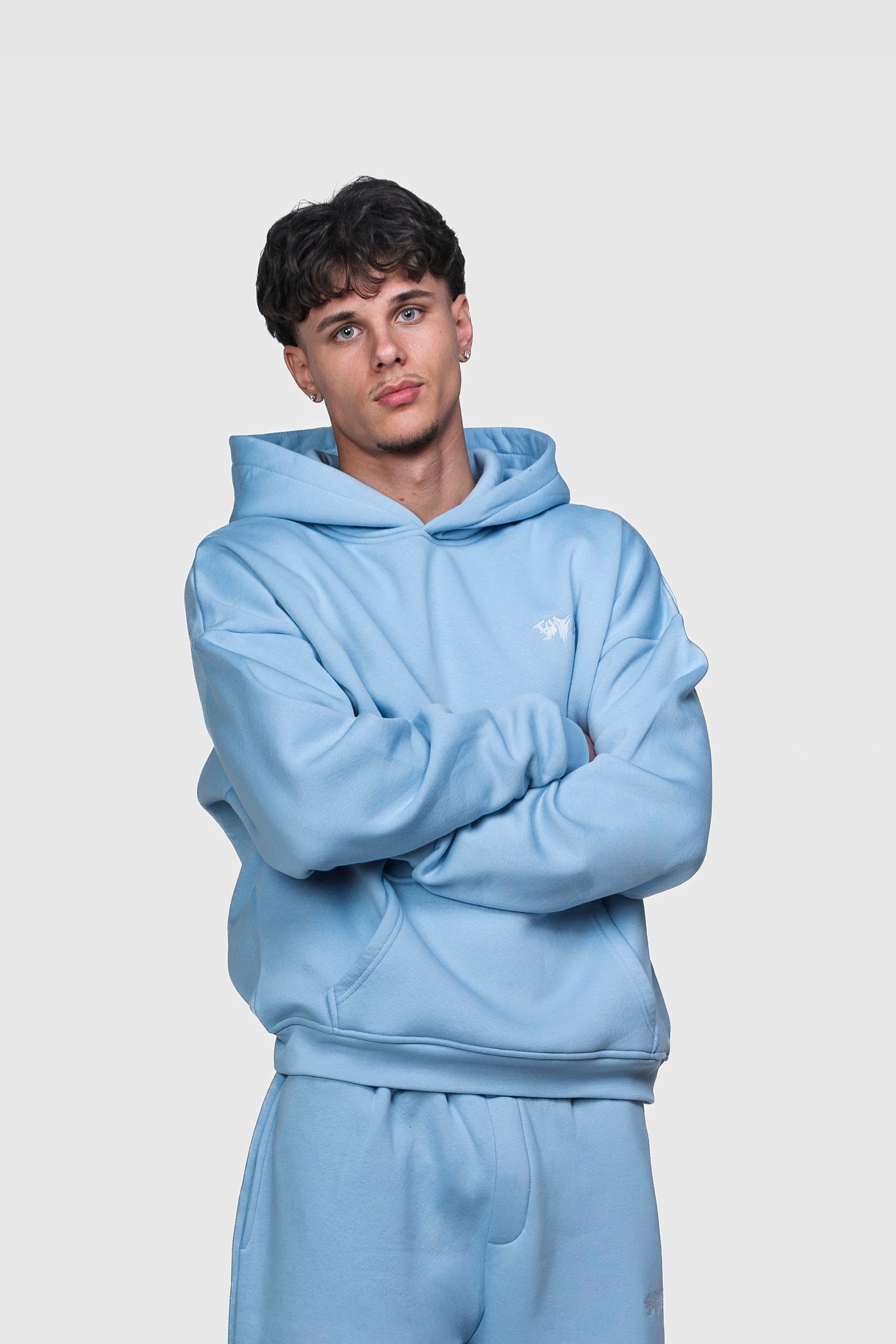 BASIC HOODIE BABYBLUE