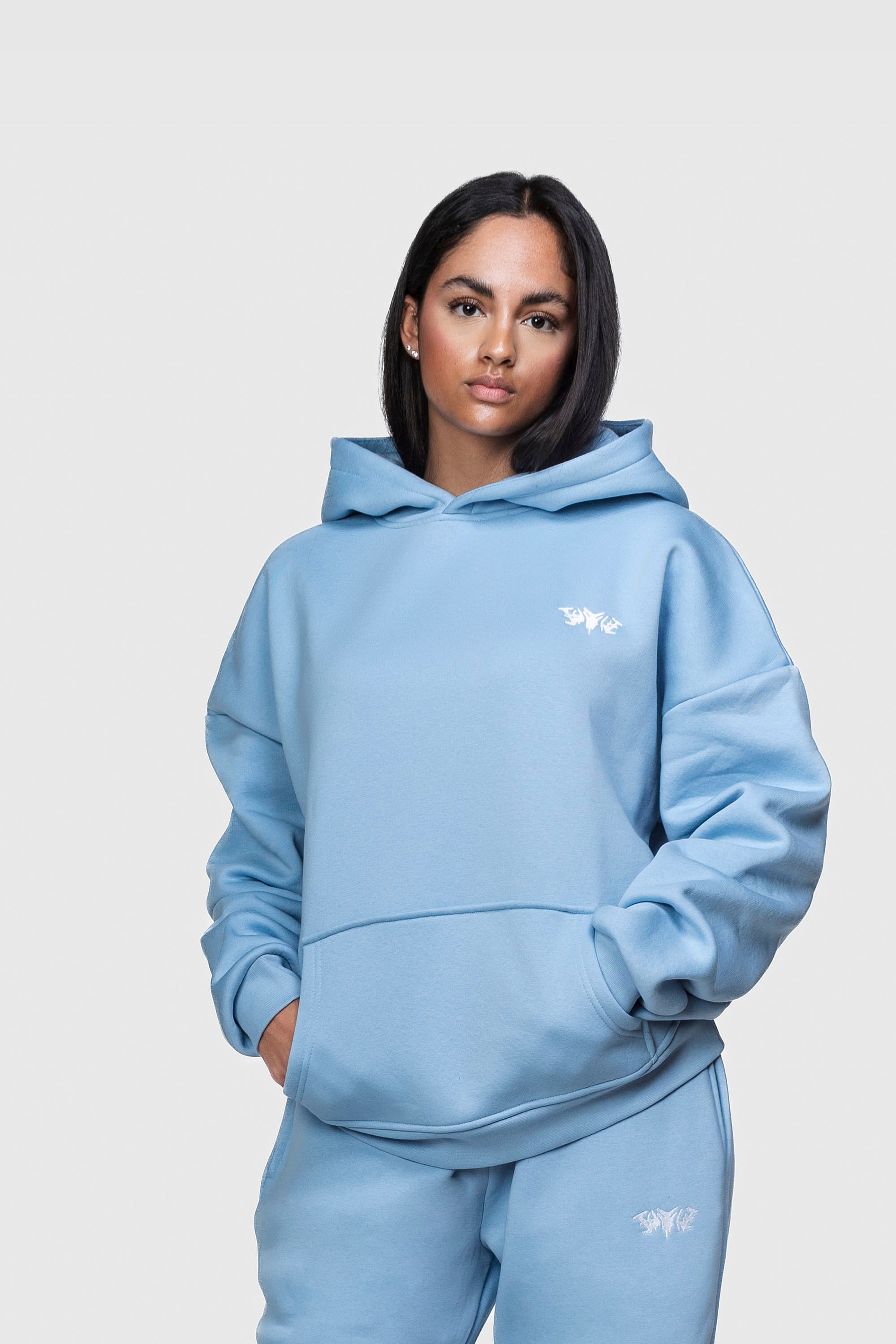 BASIC HOODIE BABYBLUE