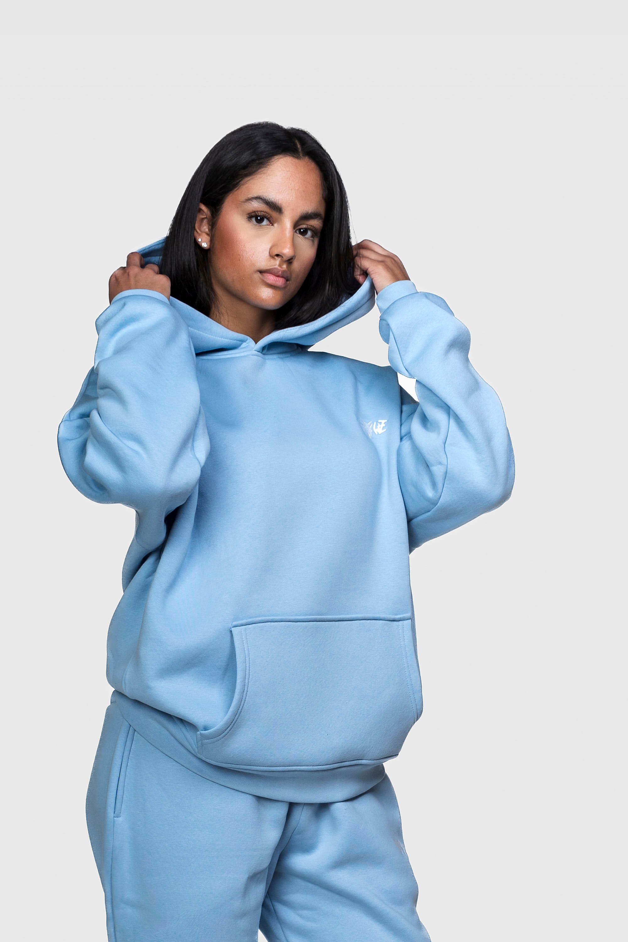 BASIC HOODIE BABYBLUE