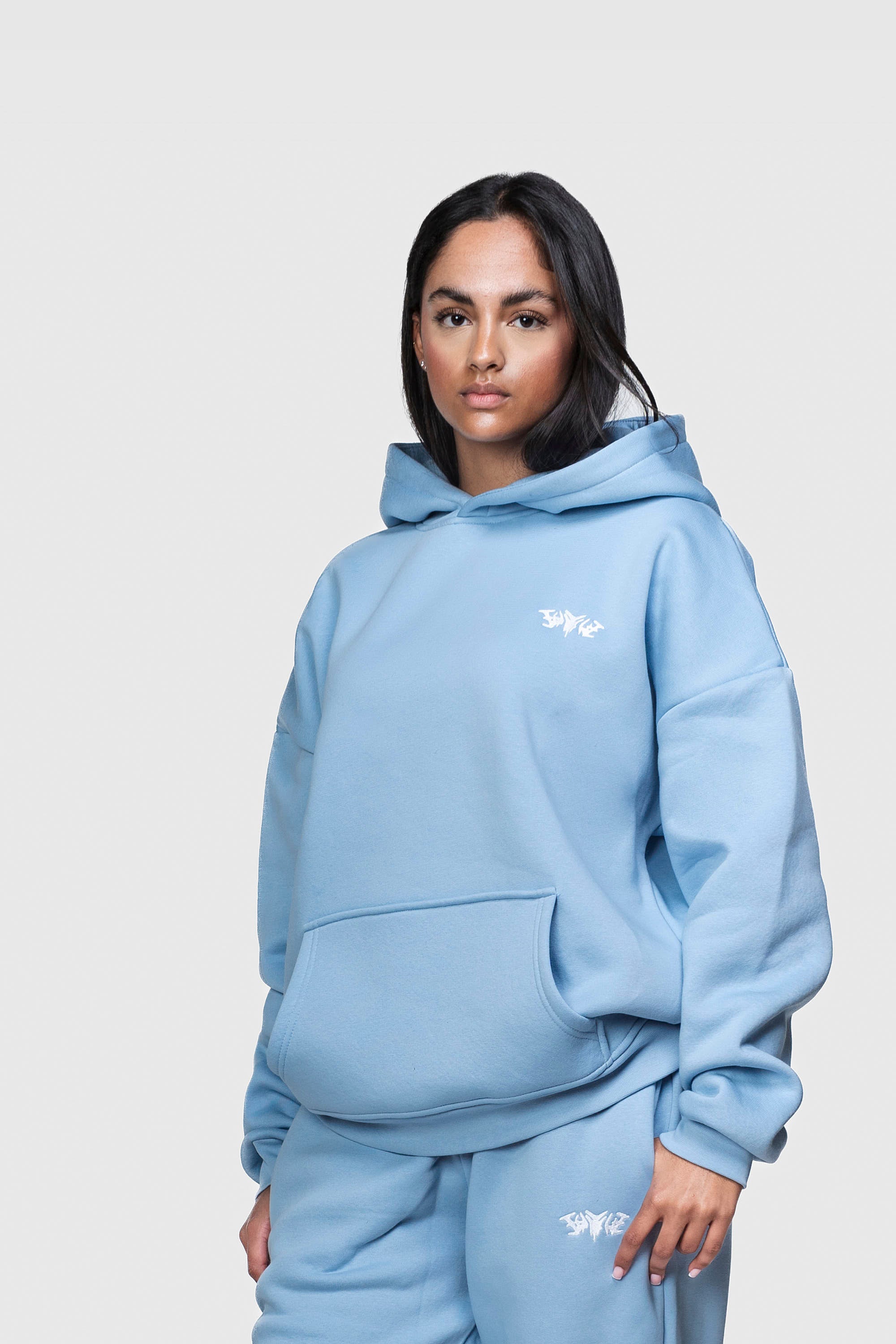BASIC HOODIE BABYBLUE