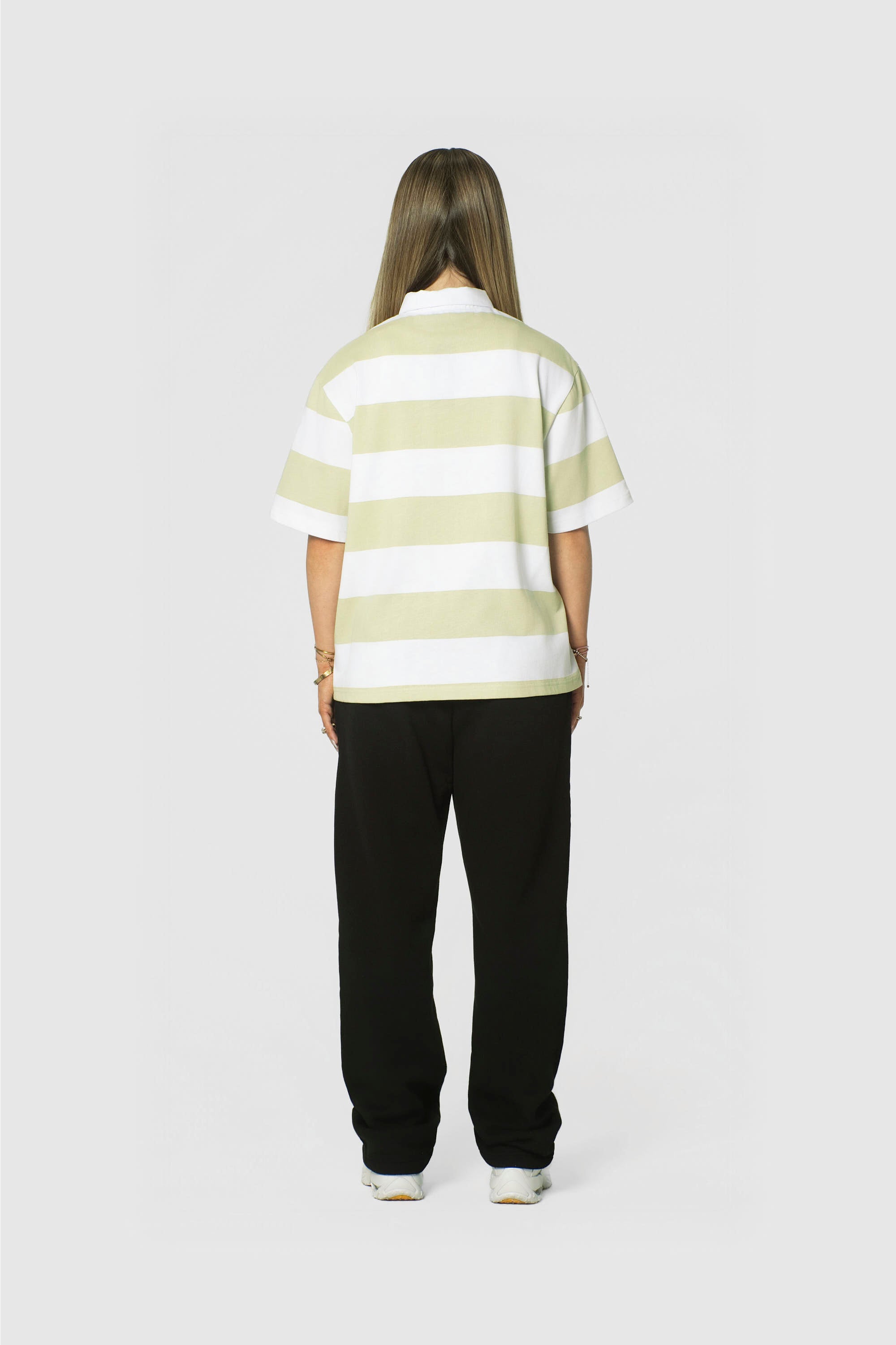 STRIPE POLO SHIRT MINT