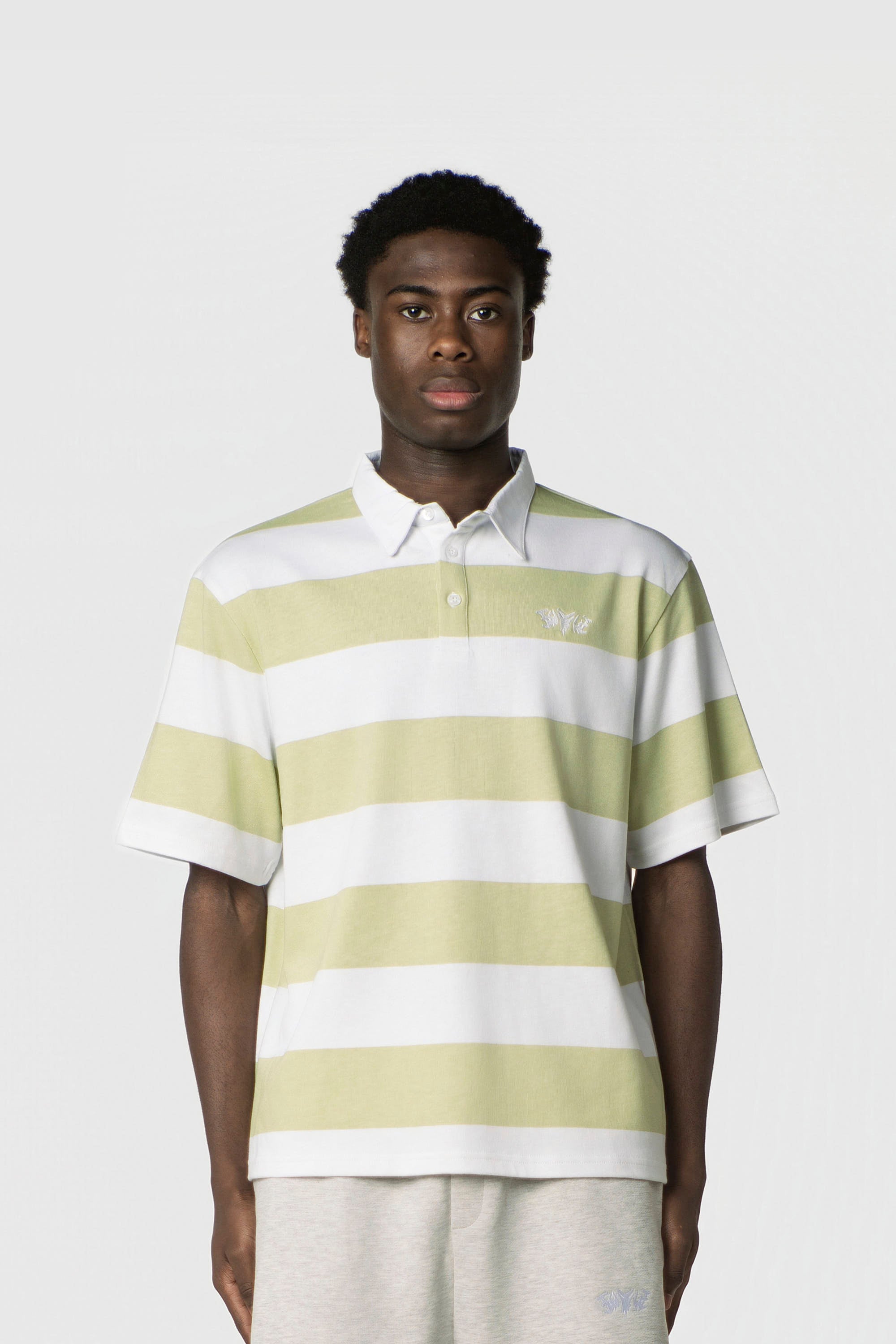 STRIPE POLO SHIRT MINT