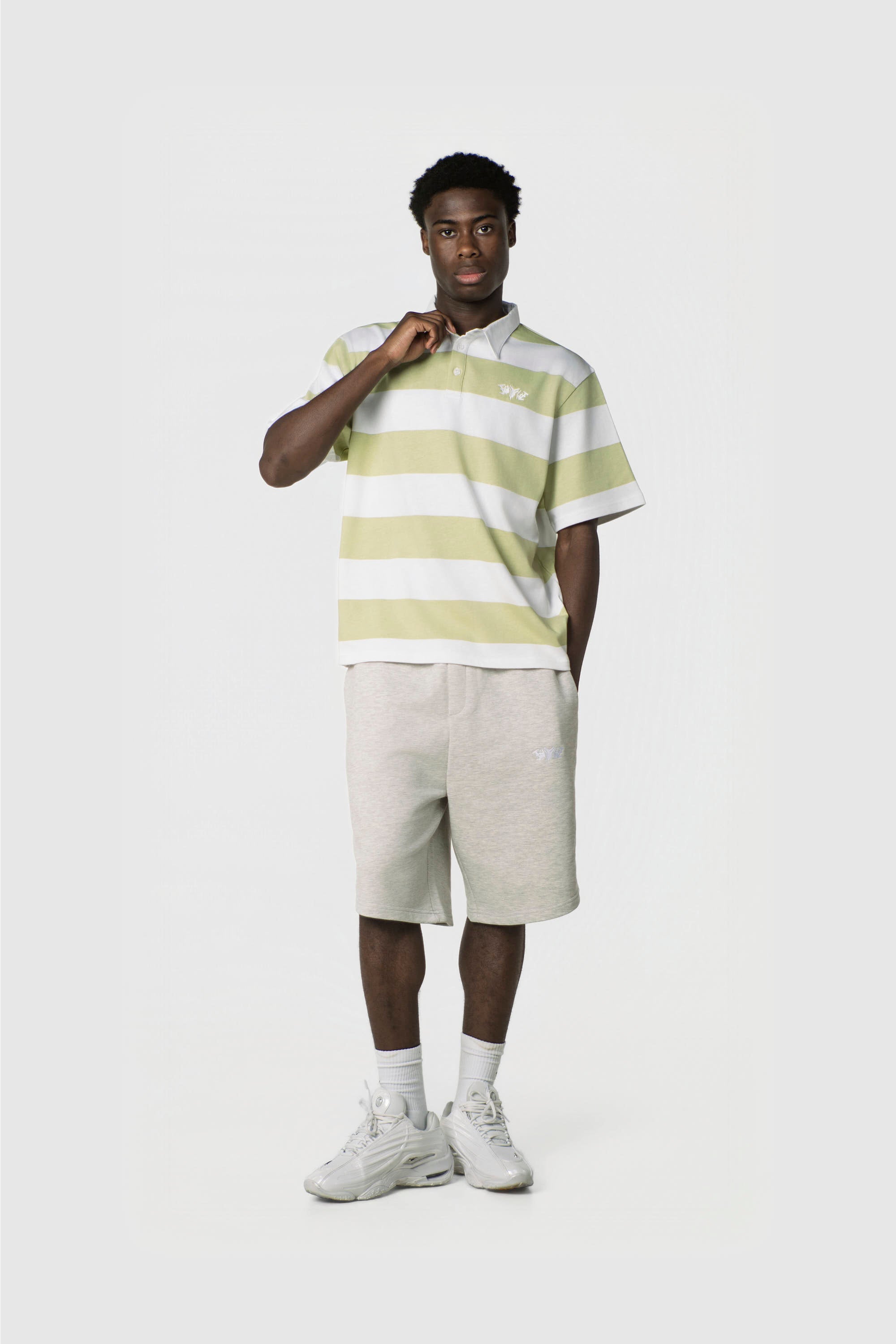 STRIPE POLO SHIRT MINT