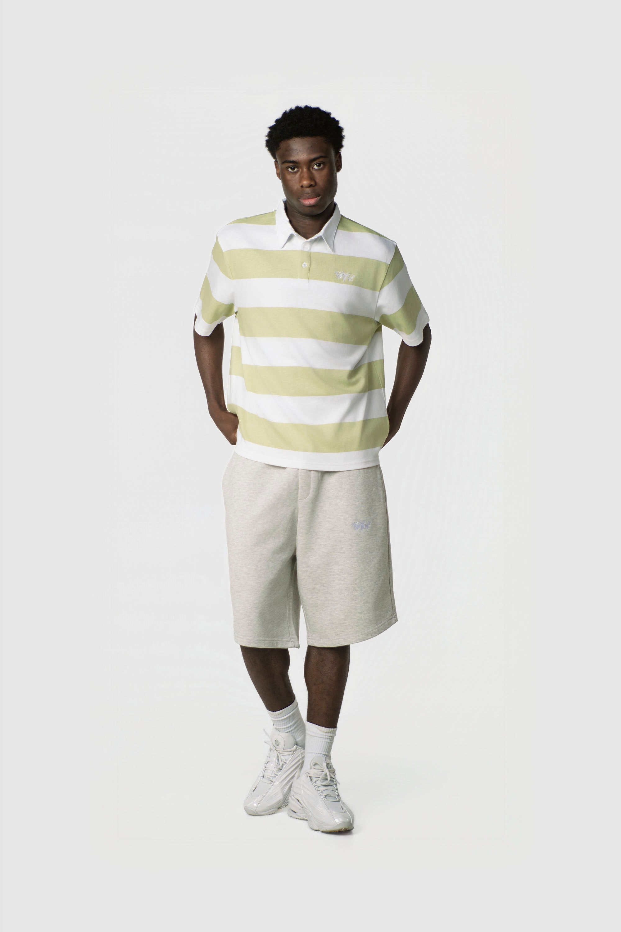 STRIPE POLO SHIRT MINT