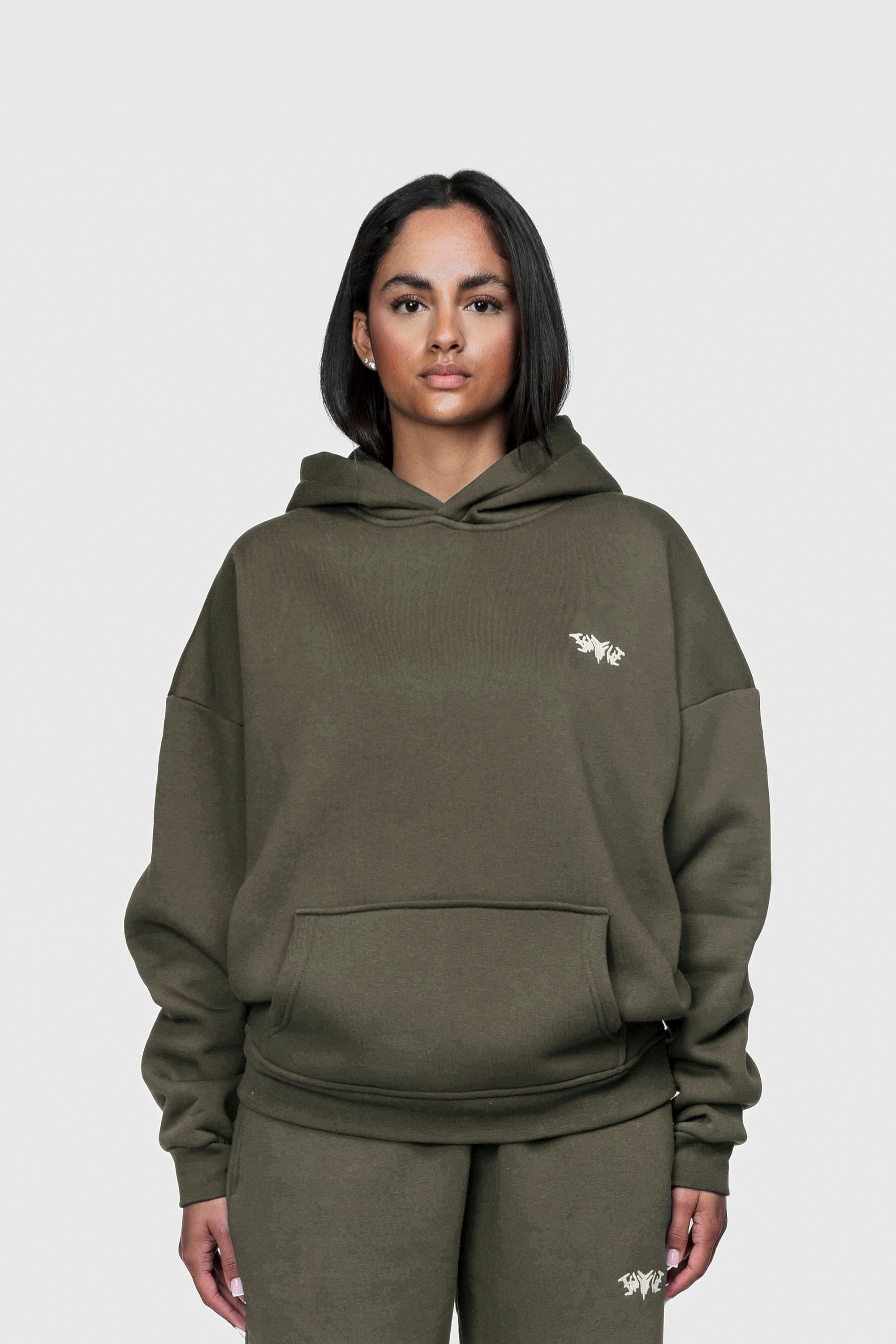 BASIC HOODIE OLIVE