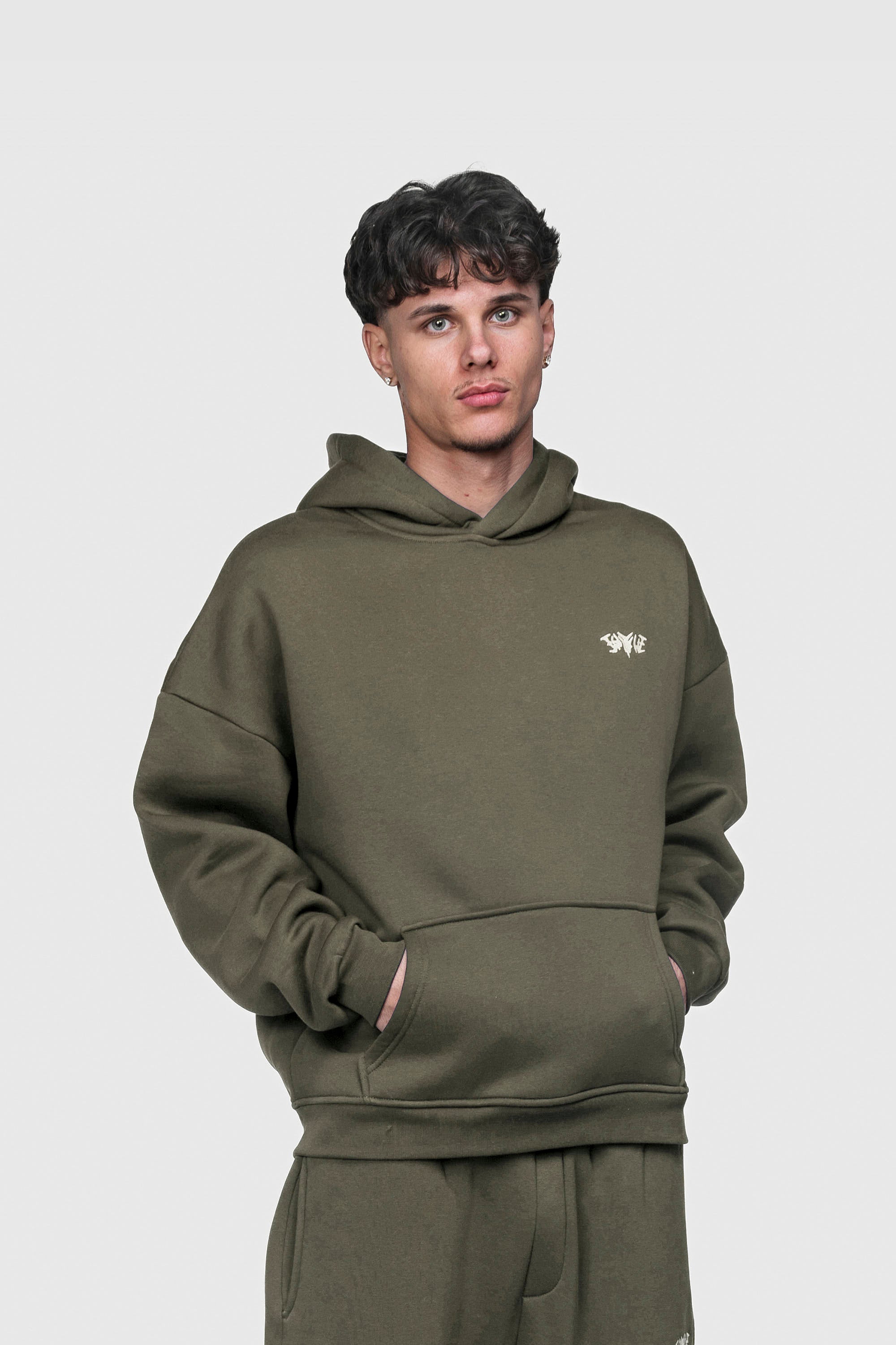 BASIC HOODIE OLIVE