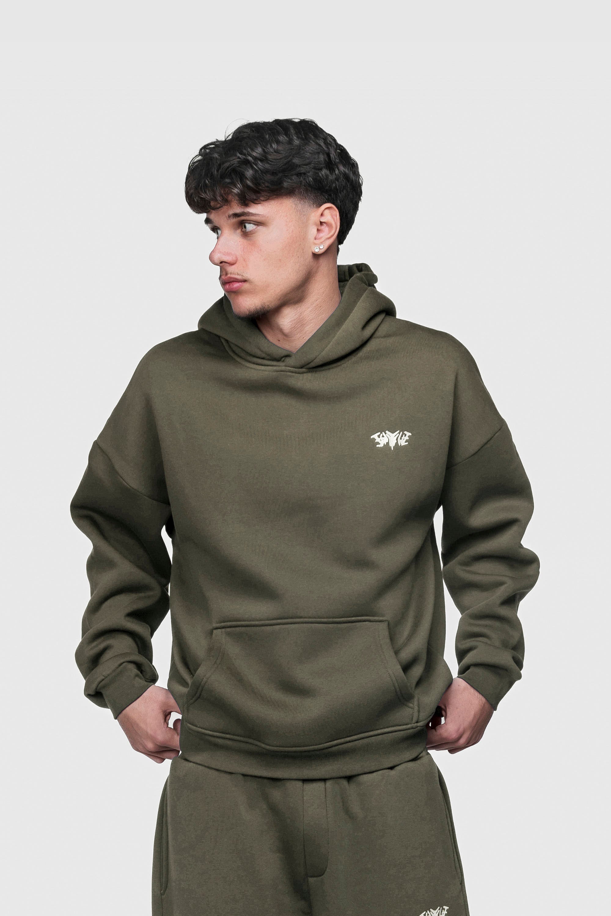 BASIC HOODIE OLIVE