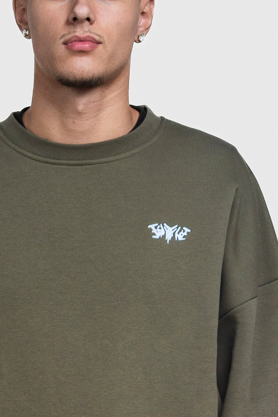BASIC SWEATER OLIVE