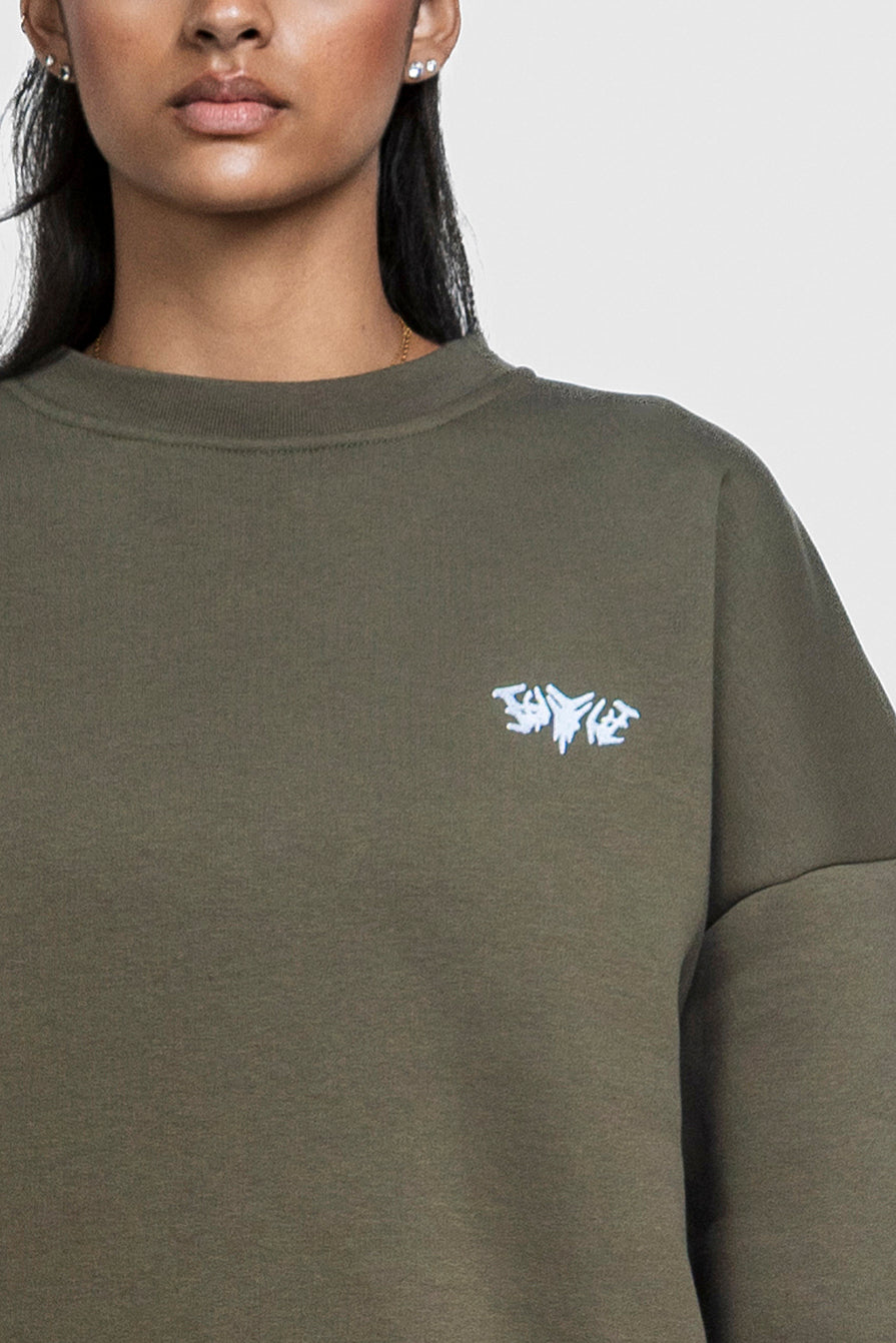 BASIC SWEATER OLIVE