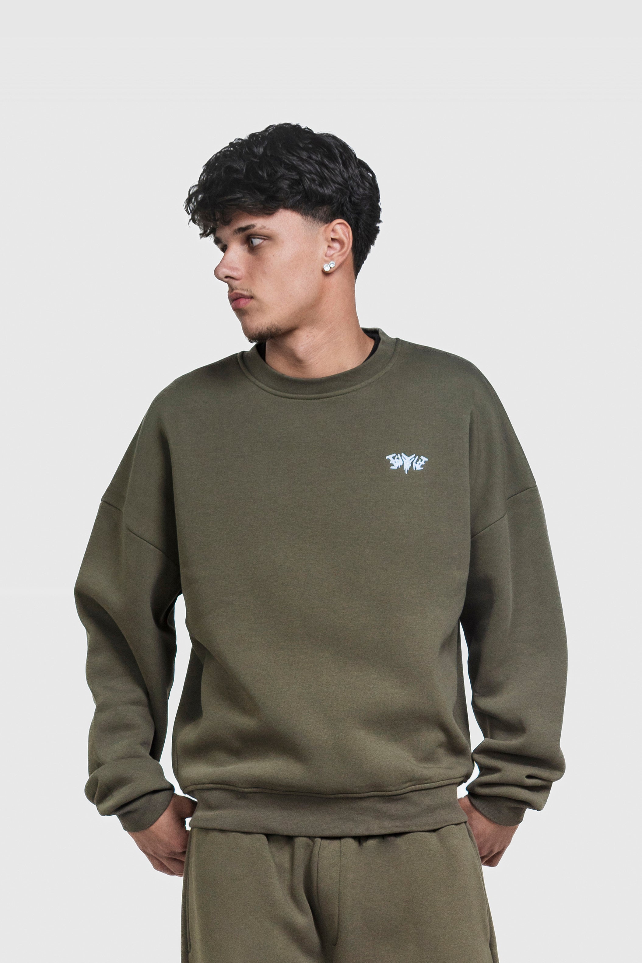 BASIC SWEATER OLIVE