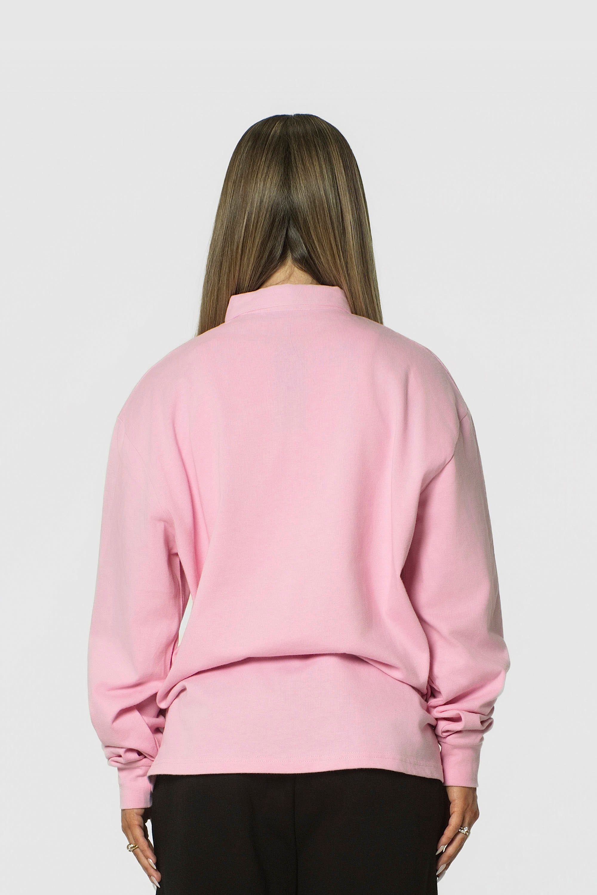 POLO SHIRT LONG PINK