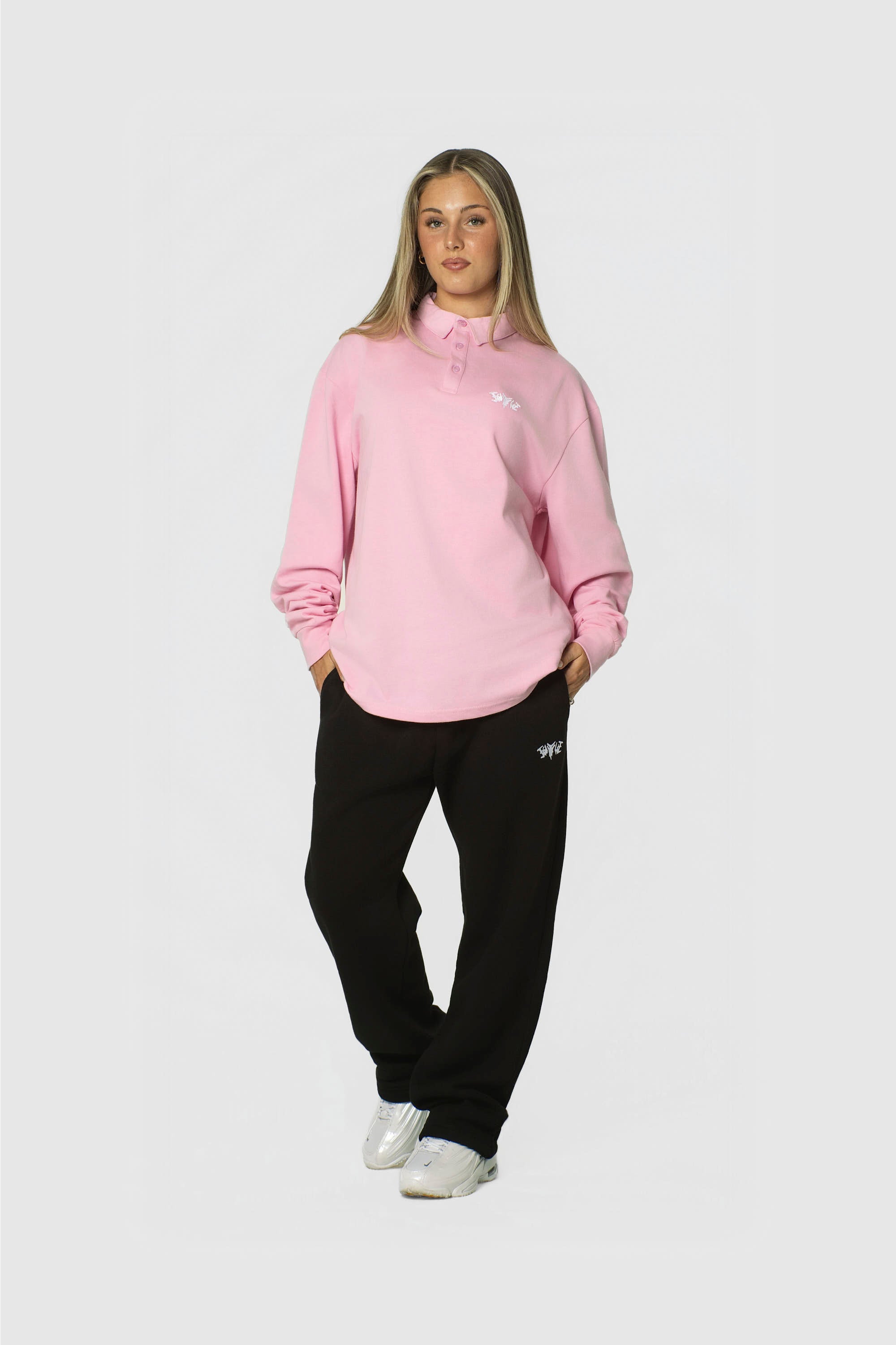 POLO SHIRT LONG PINK