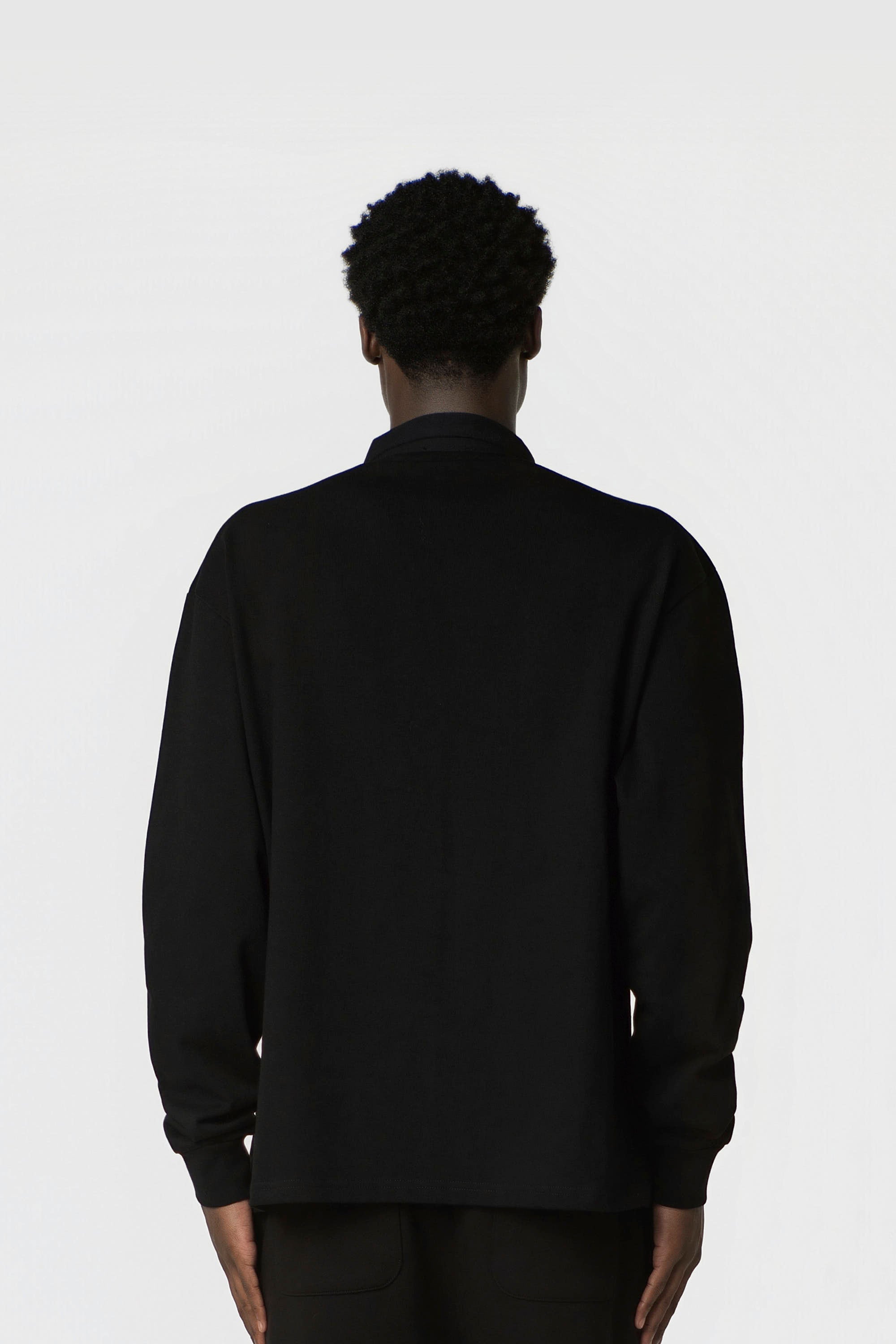 POLO SHIRT LONG BLACK