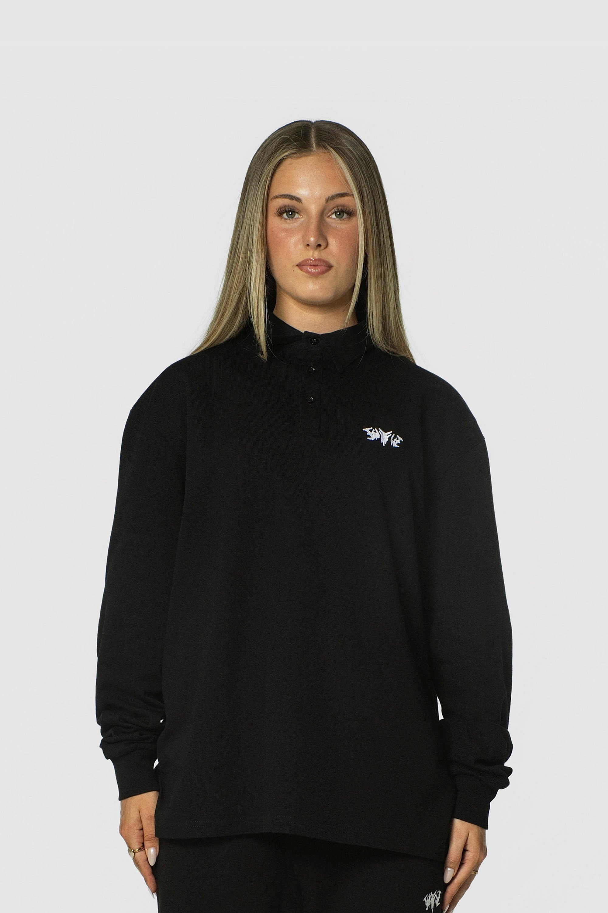 POLO SHIRT LONG BLACK