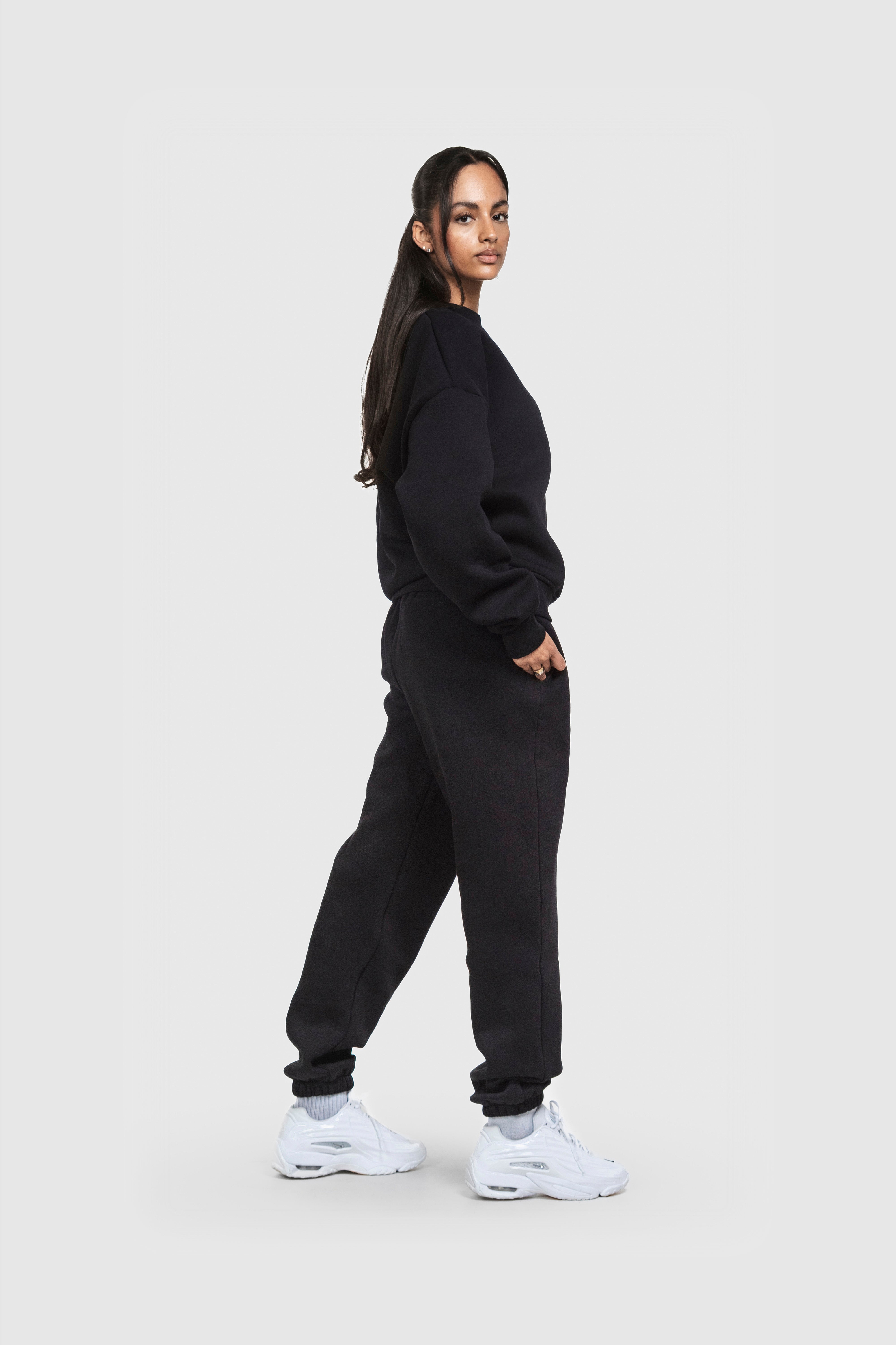 BASIC CUFFED JOGGER BLACK