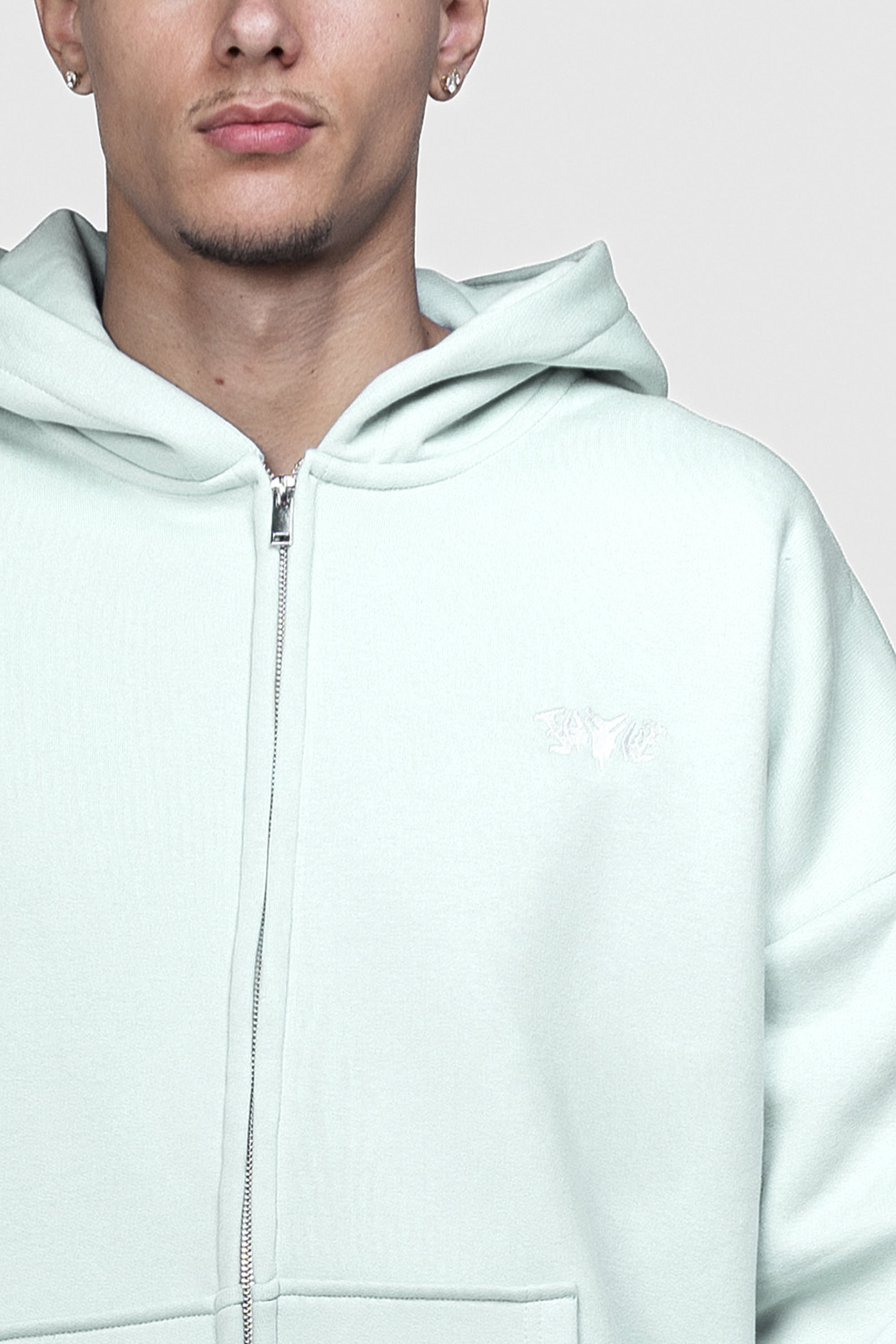 BASIC ZIP HOODIE SNOWFLAKE